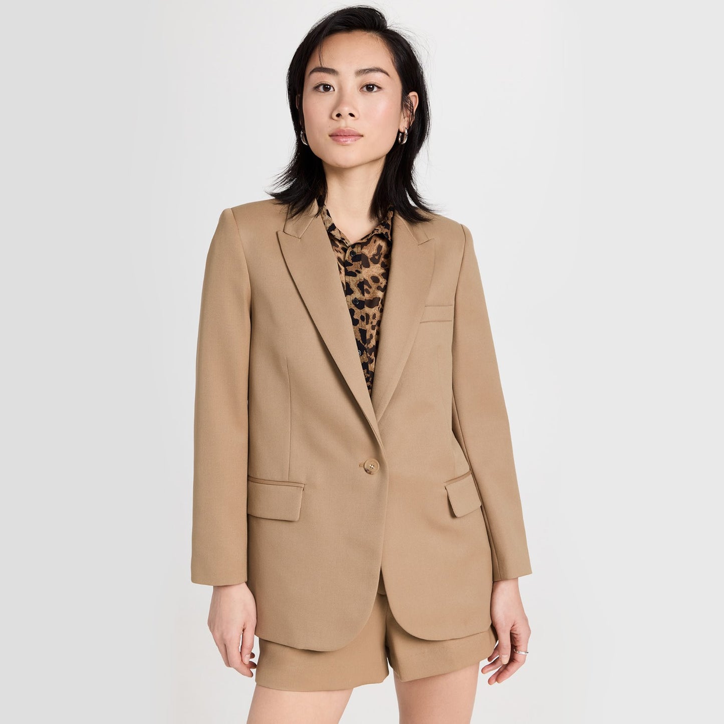 Nili Lotan "Diane" Blazer in Camel, size 0