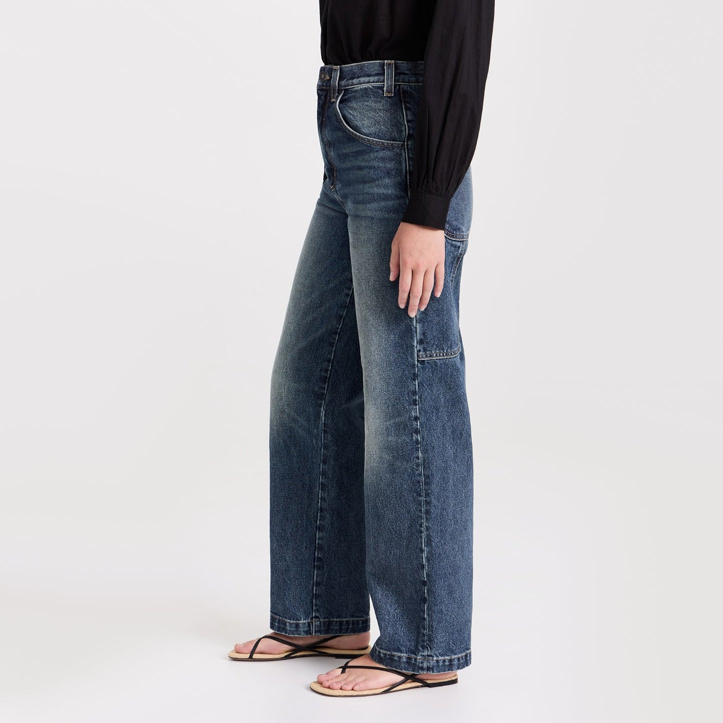 Nili Lotan "Aaron" Jeans in Blue, size 28
