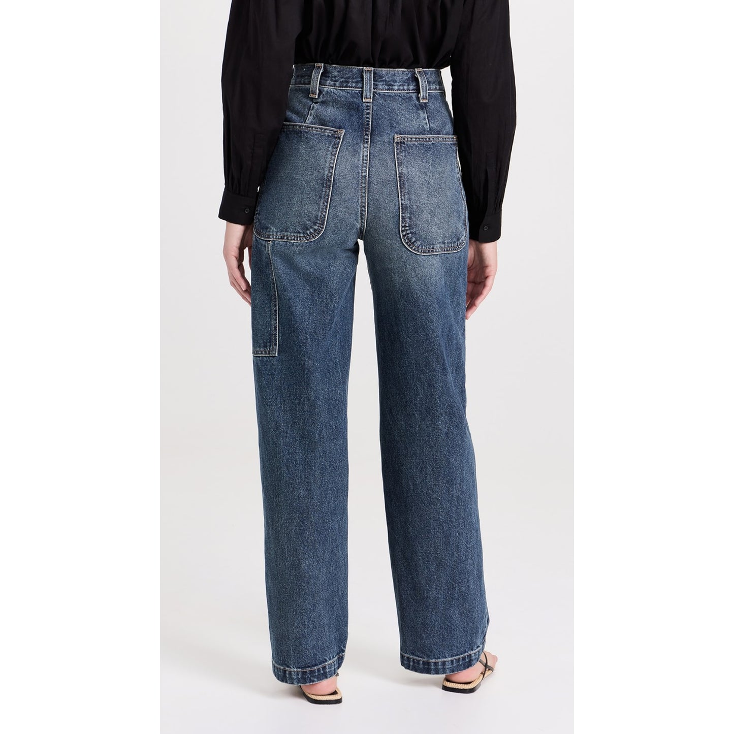 Nili Lotan "Aaron" Jeans in Blue, size 28