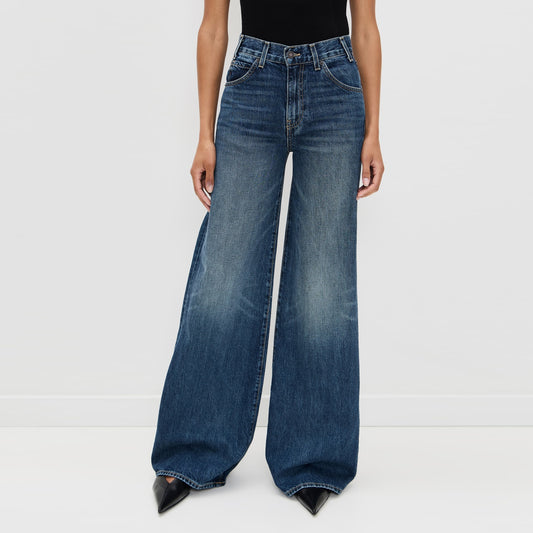Nili Lotan "Salome" Wide Leg Jeans, size 27
