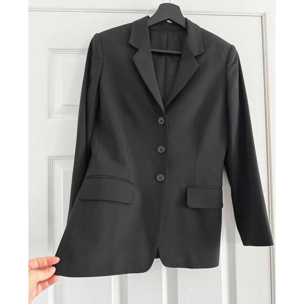 No Label (Custom Made) Blazer in Black, fits XS/S