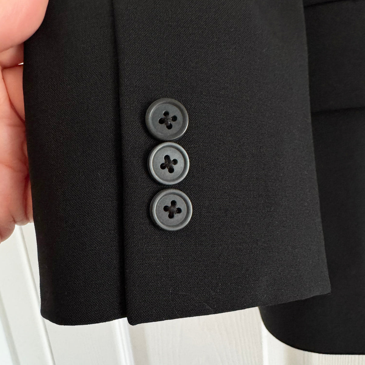No Label (Custom Made) Blazer in Black, fits XS/S