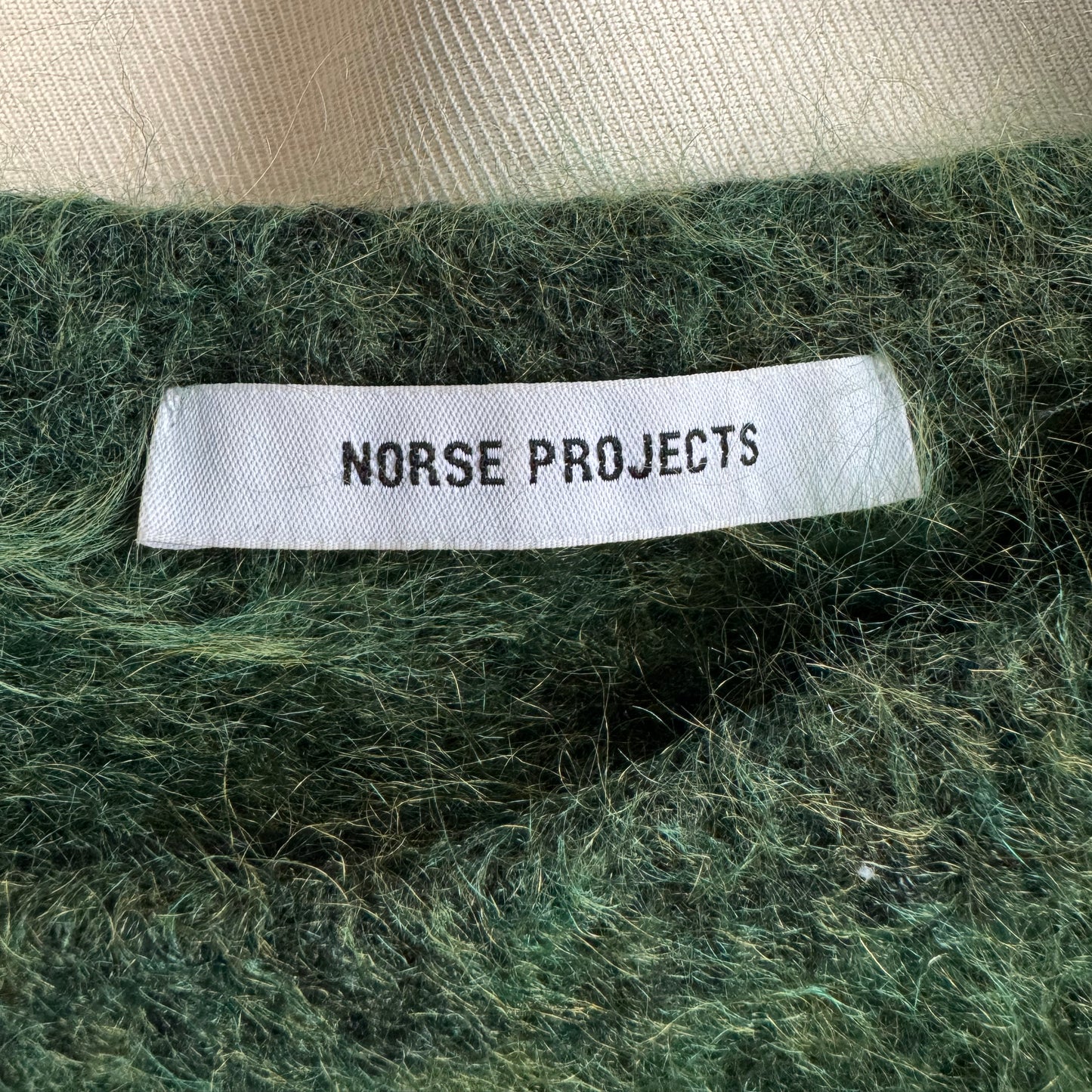 Norse Projects "Ajo" Sweater in Green, size Small