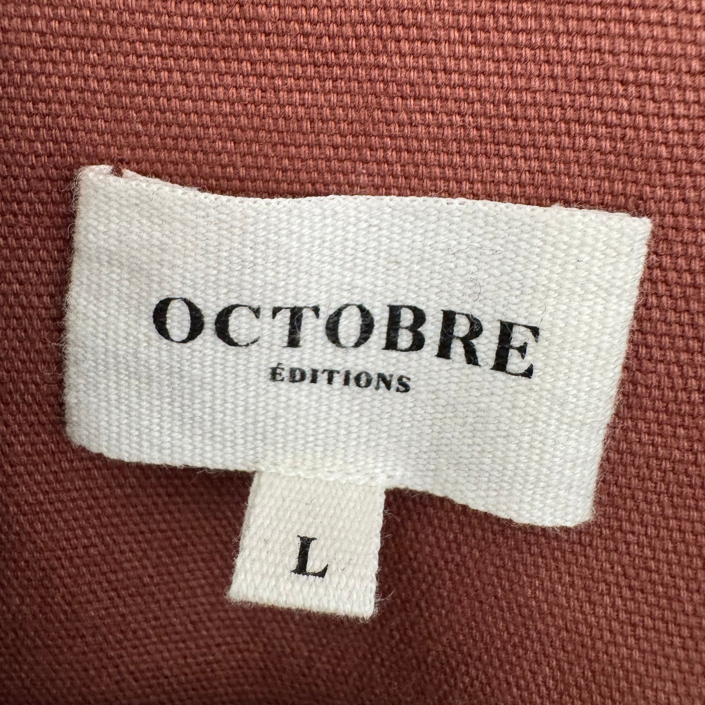Octobre Editions "Tim" Chore Jacket in "Rust", size Large