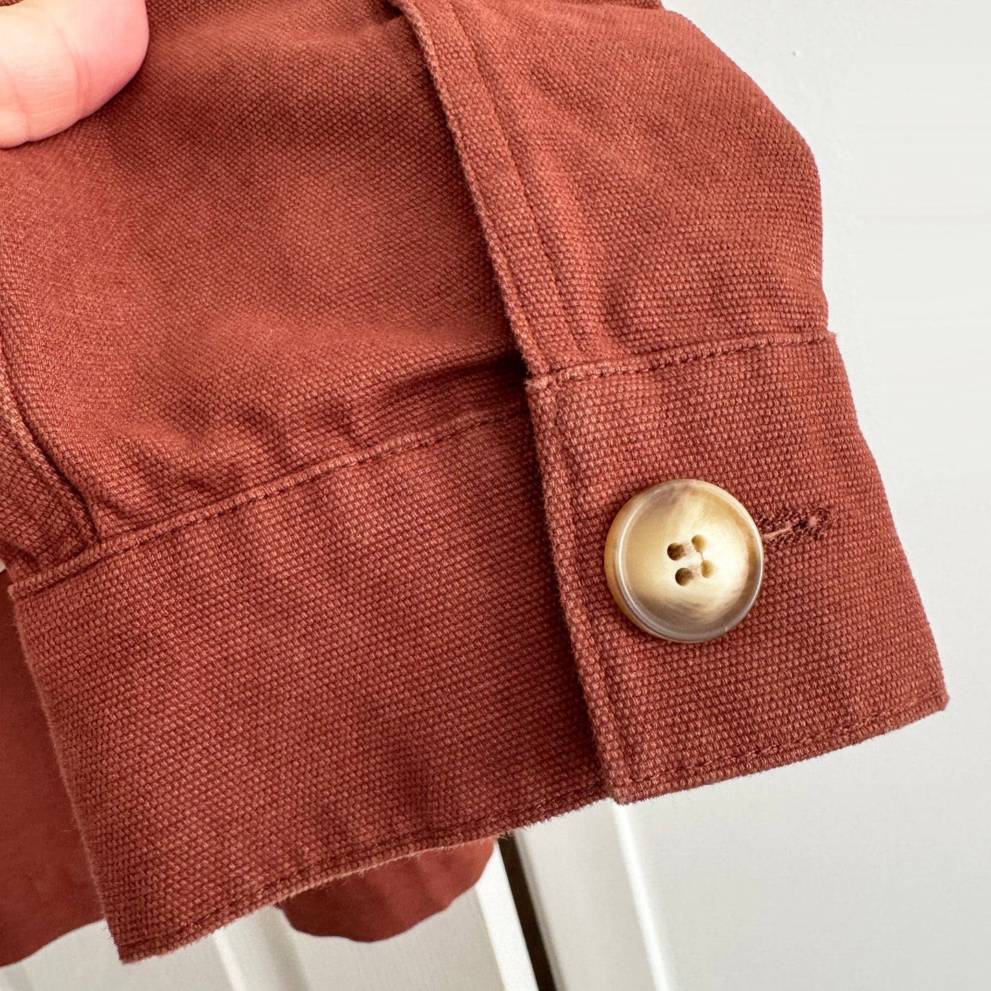 Octobre Editions "Tim" Chore Jacket in "Rust", size Large