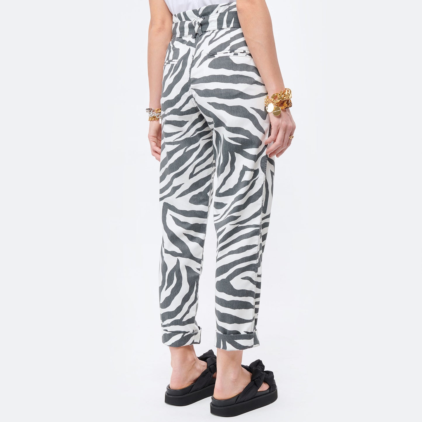 Overlover Zebra Print "Carlyle" Pant, size 30