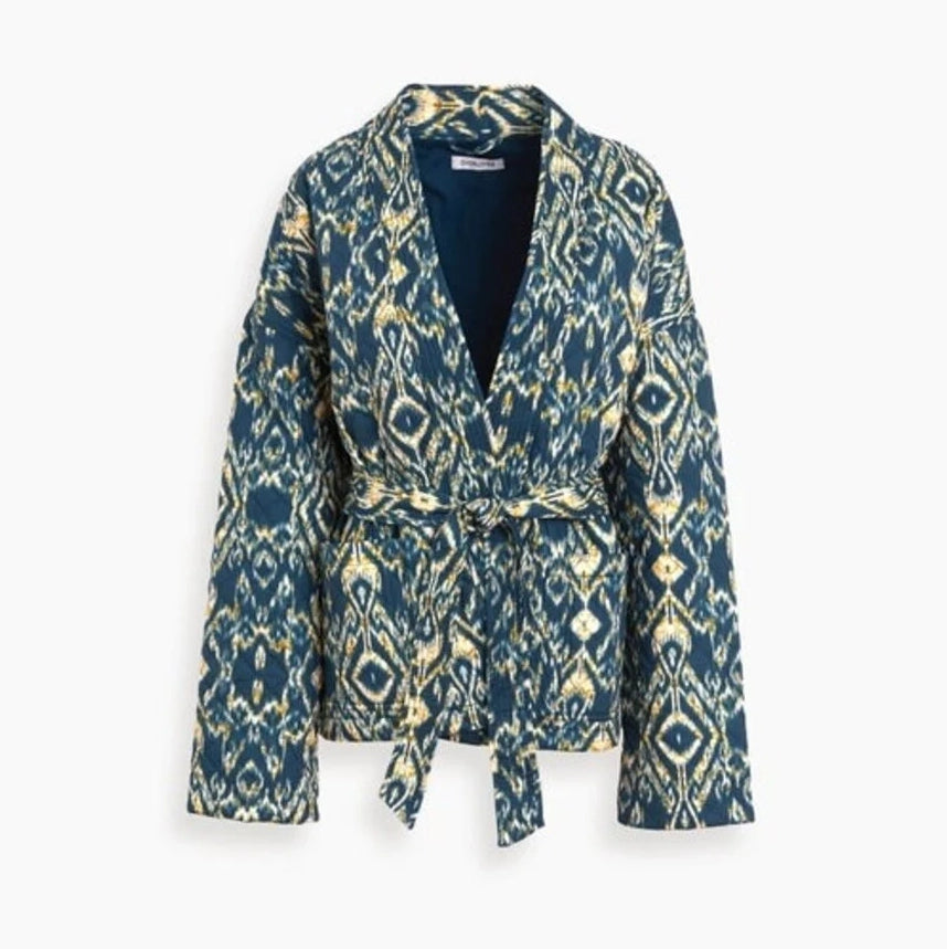 Overlover Ikat Print Jacket, size Small