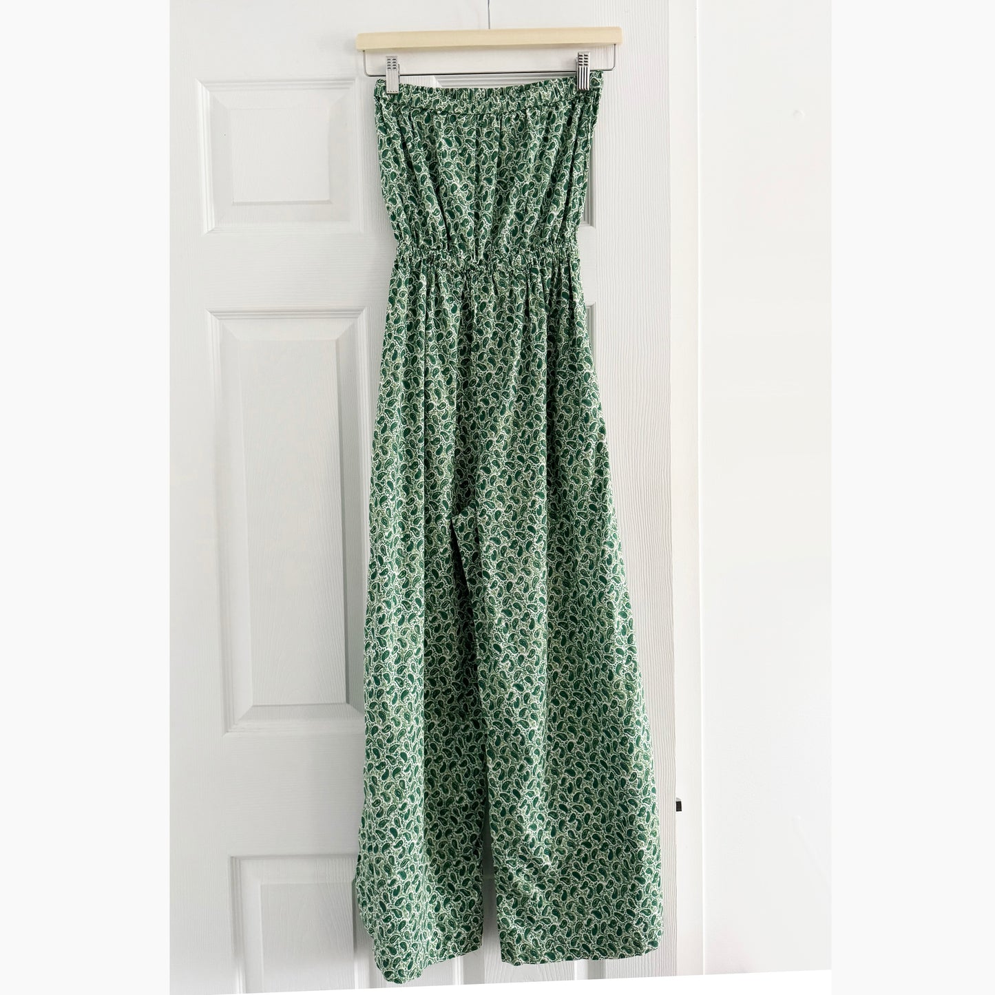 Overlover Strapless Sunrise Jumpsuit in Green , Size XS