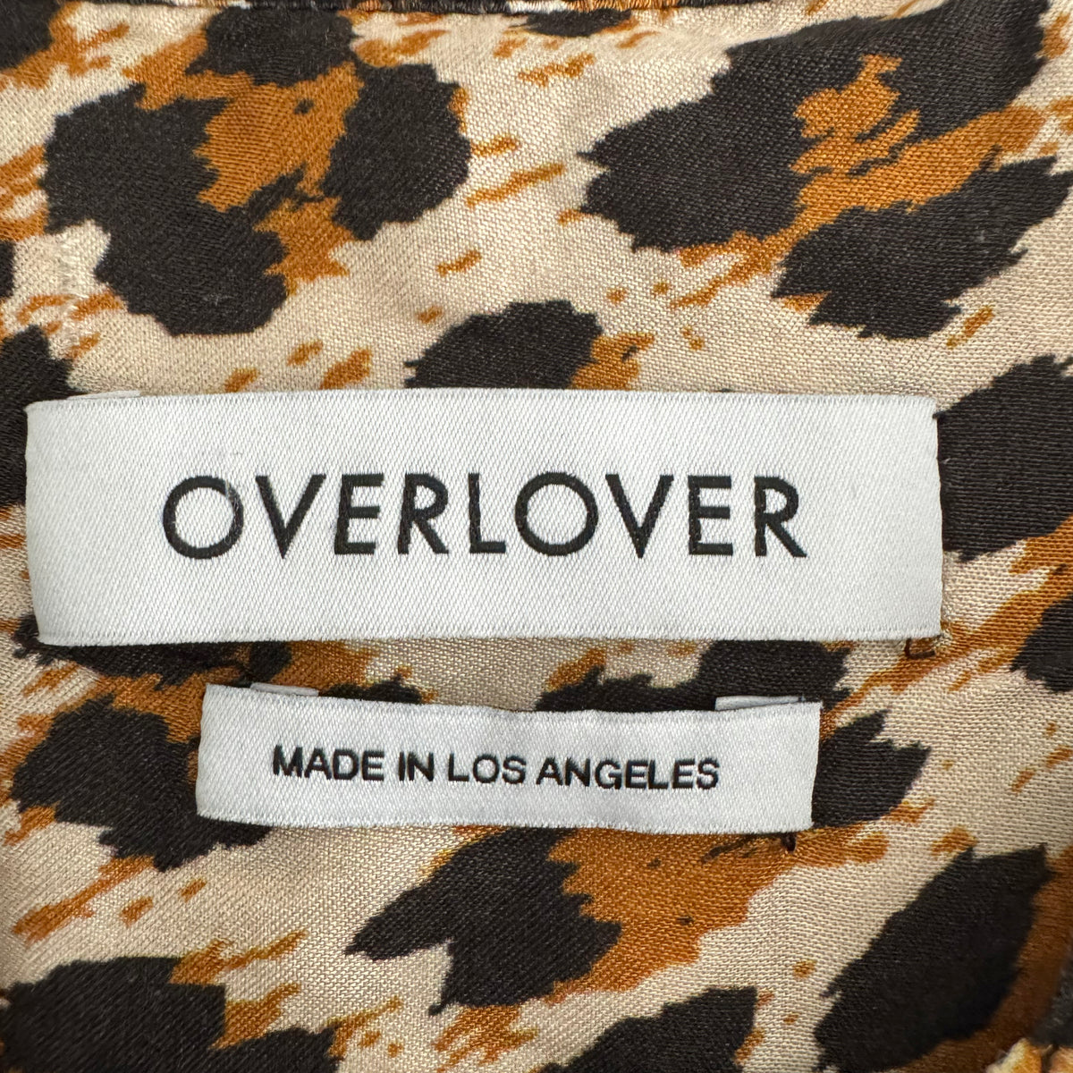 Overlover Leopard Jumpsuit, size XS