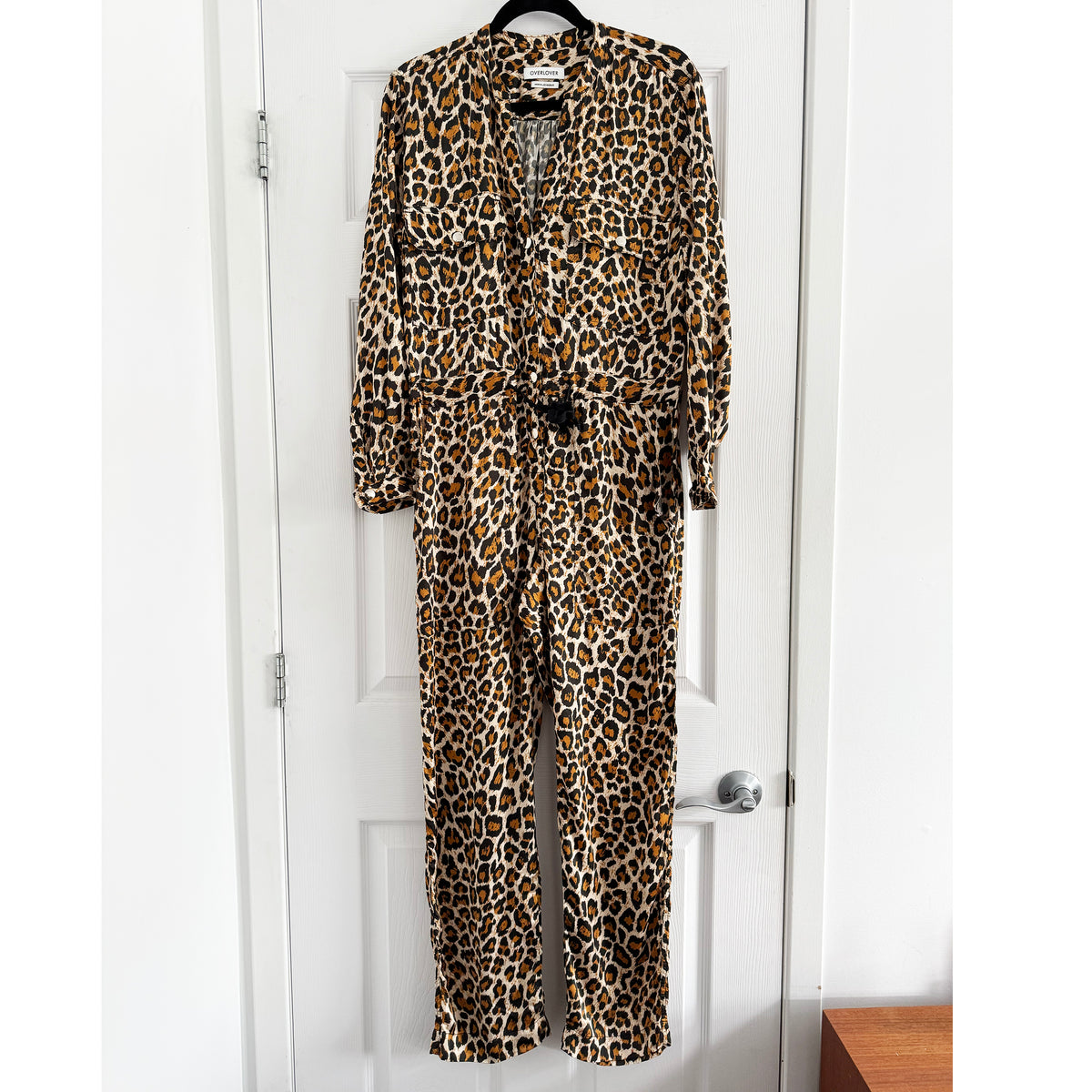 Overlover Leopard Jumpsuit, size XS