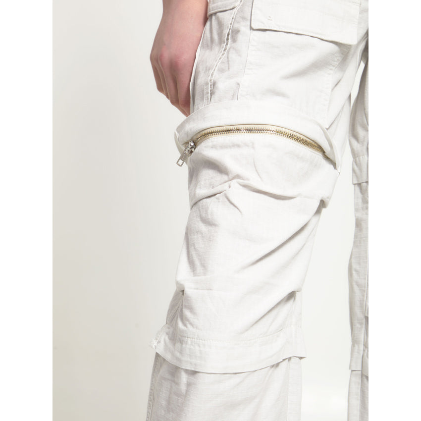DarkPark "Julia" Cargo Pants in Off White, size 26