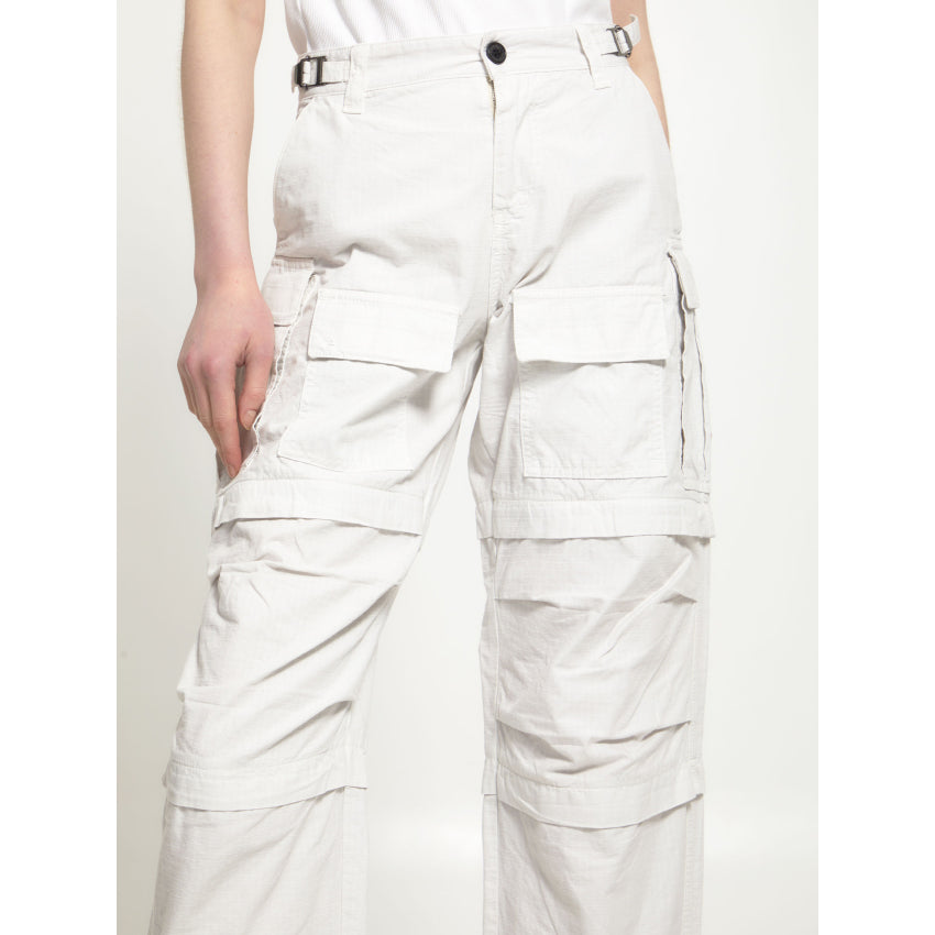 DarkPark "Julia" Cargo Pants in Off White, size 26