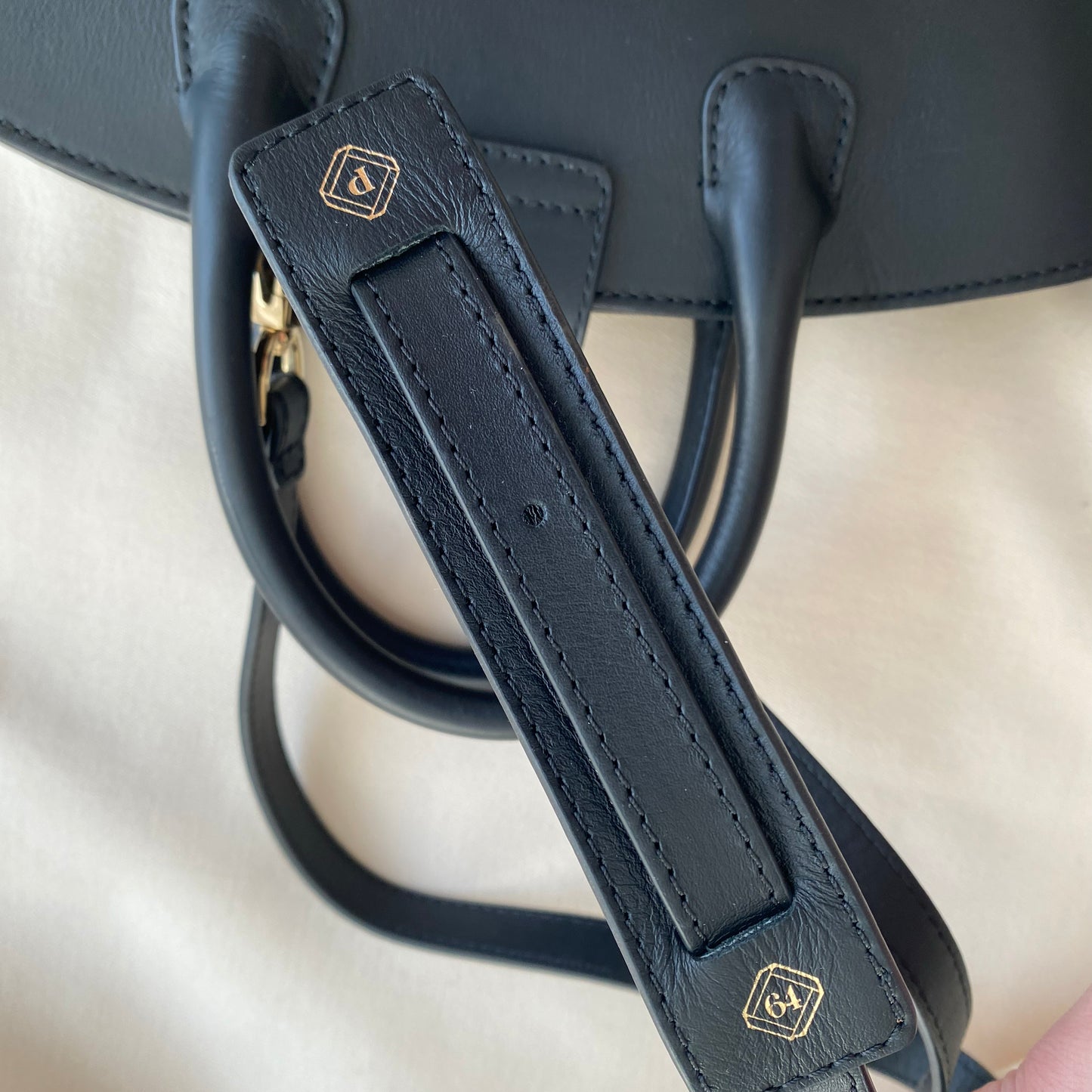 Paris/64 Mini Lumiere Bag in Black Rattan