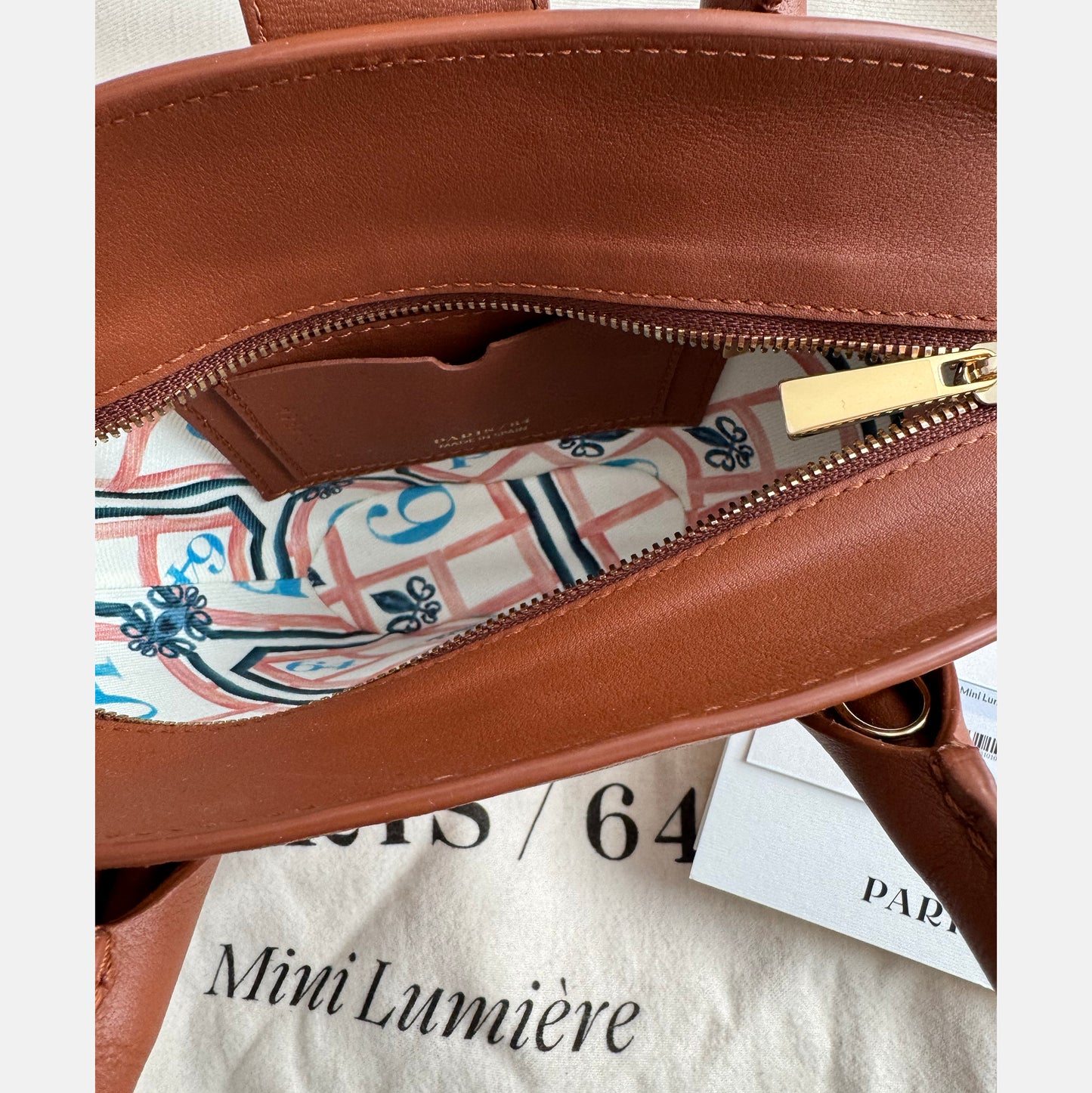 Paris/64 Mini Lumiere Bag in "Provence Brown"