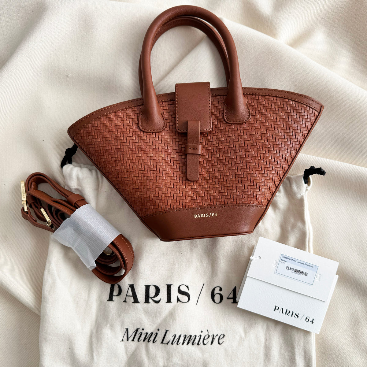 Paris/64 Mini Lumiere Bag in "Provence Brown"