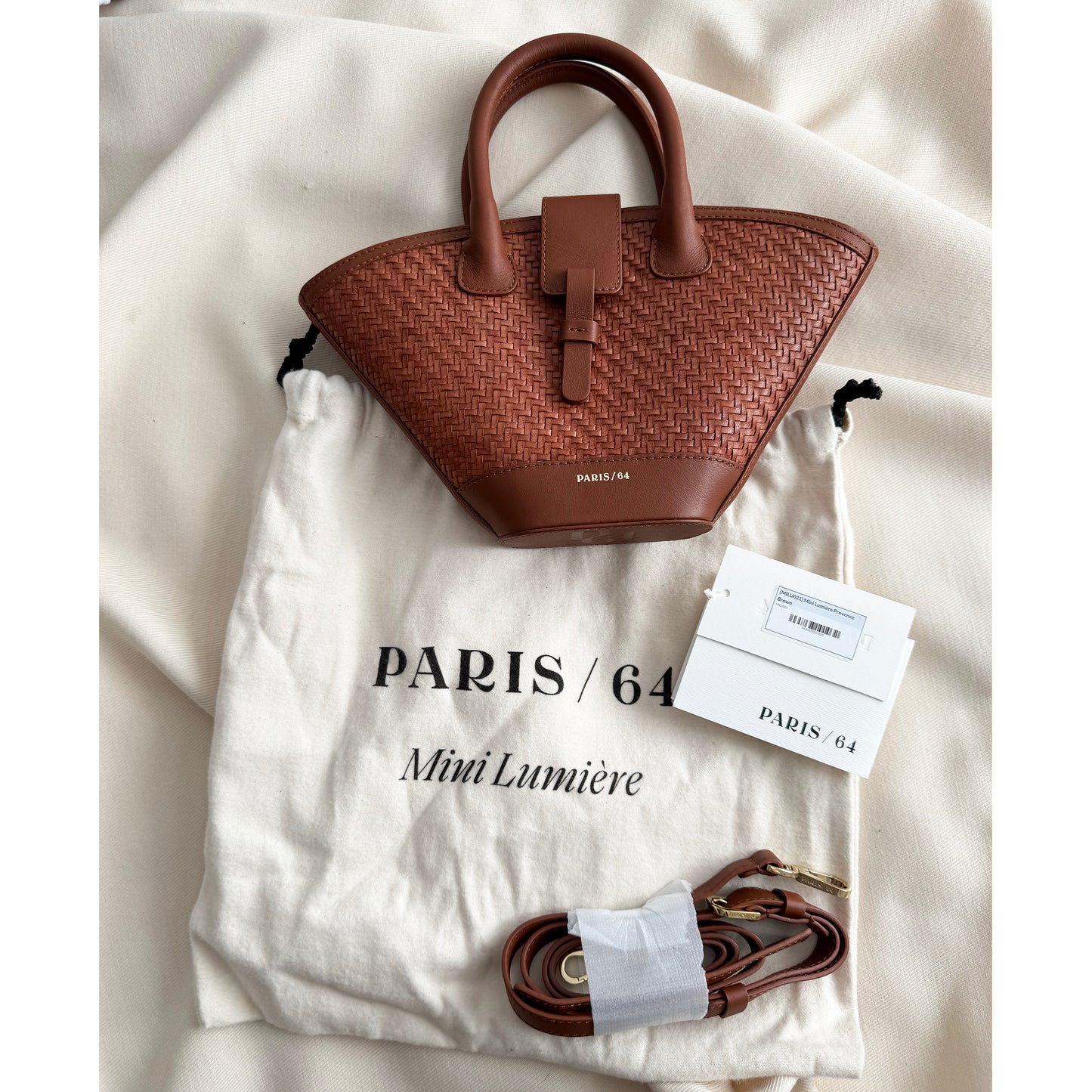 Paris/64 Mini Lumiere Bag in "Provence Brown"