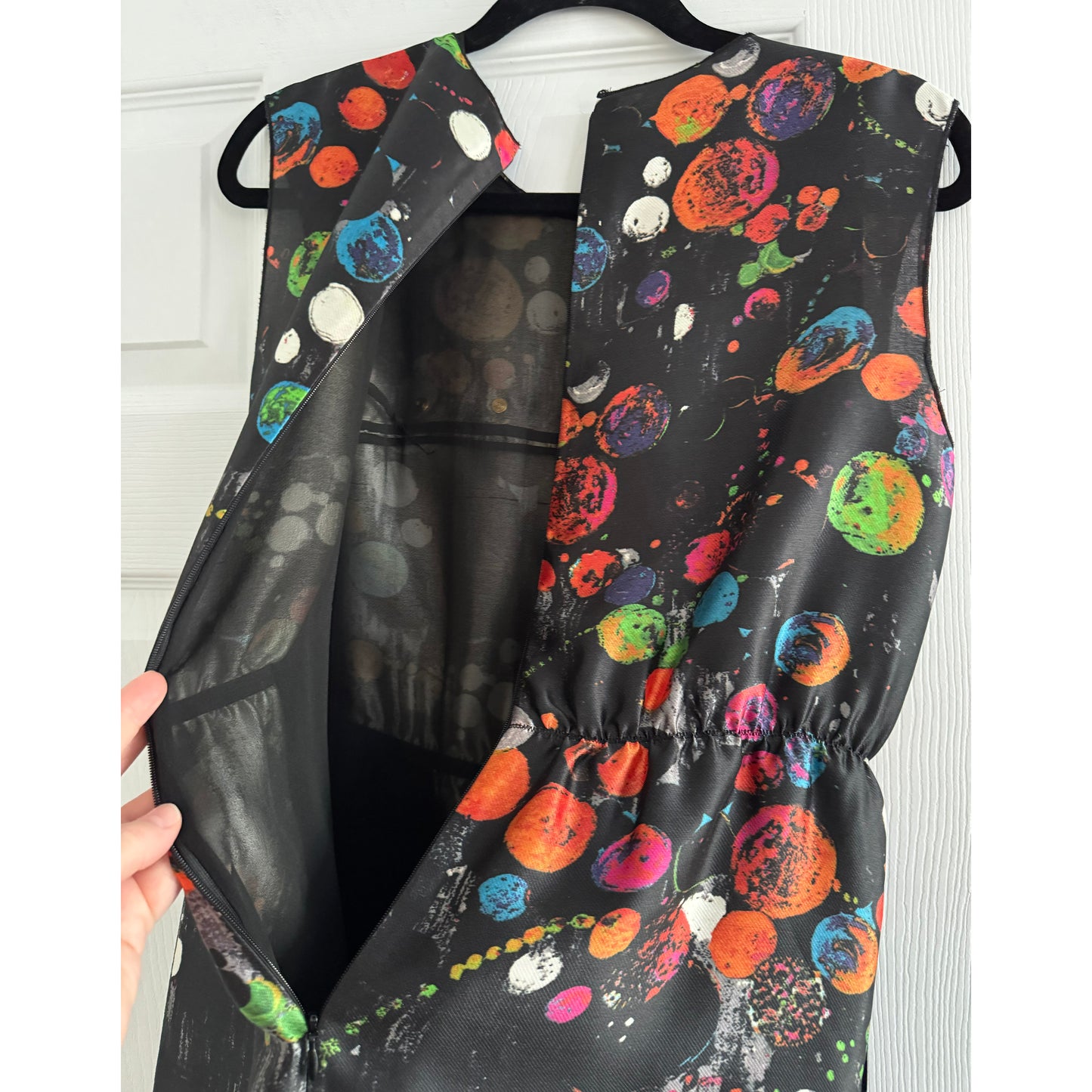 3.1 Phillip Lim Black Dress with Bubbles print, size 2