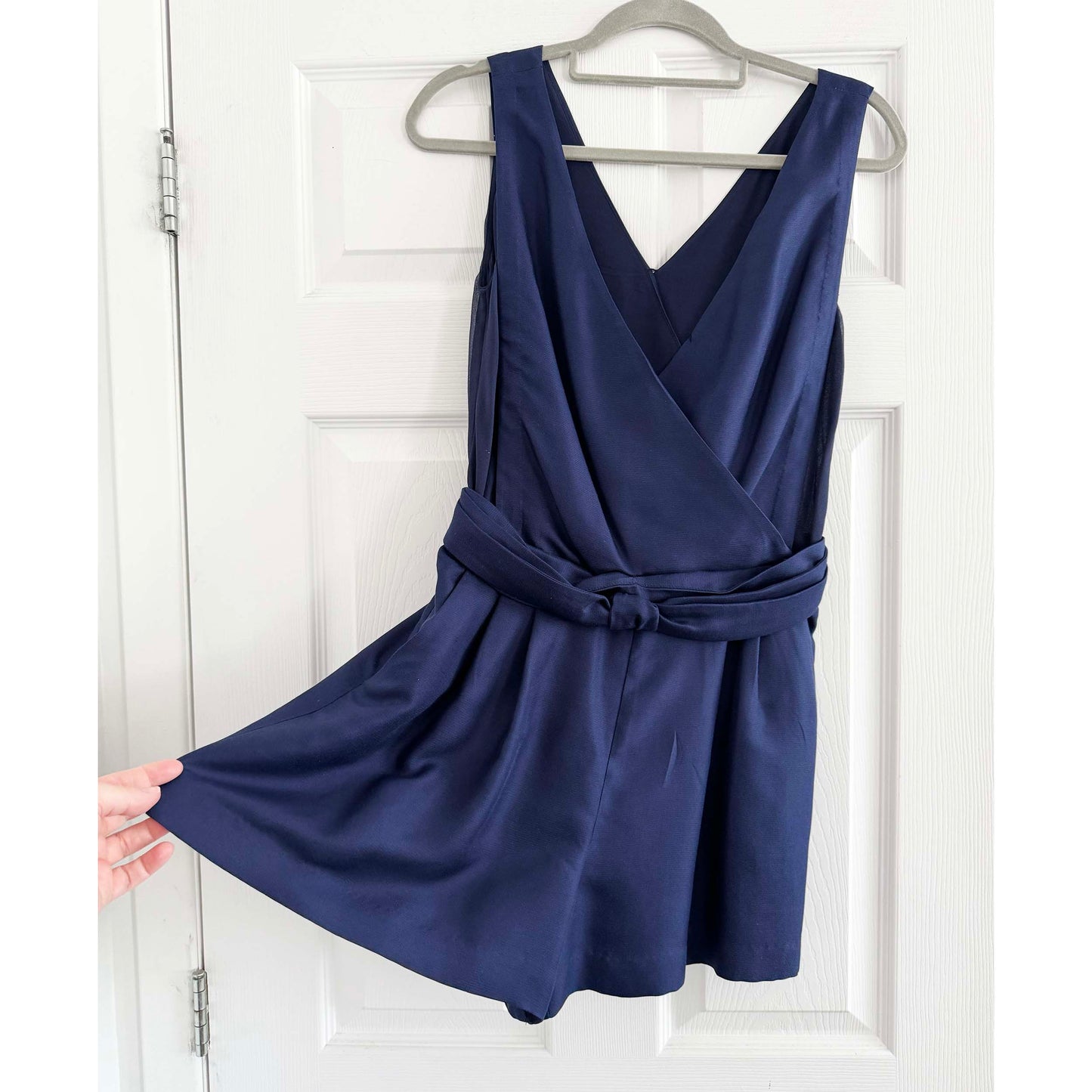 3.1 Phillip Lim Navy Silk Romper, size 0