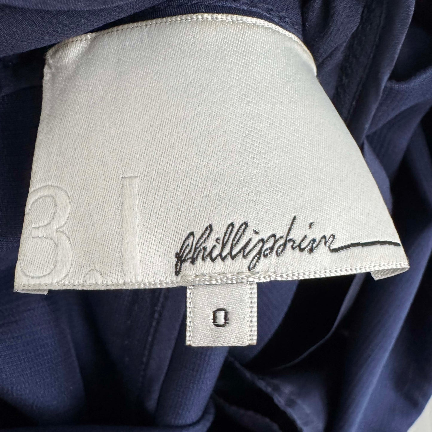 3.1 Phillip Lim Navy Silk Romper, size 0
