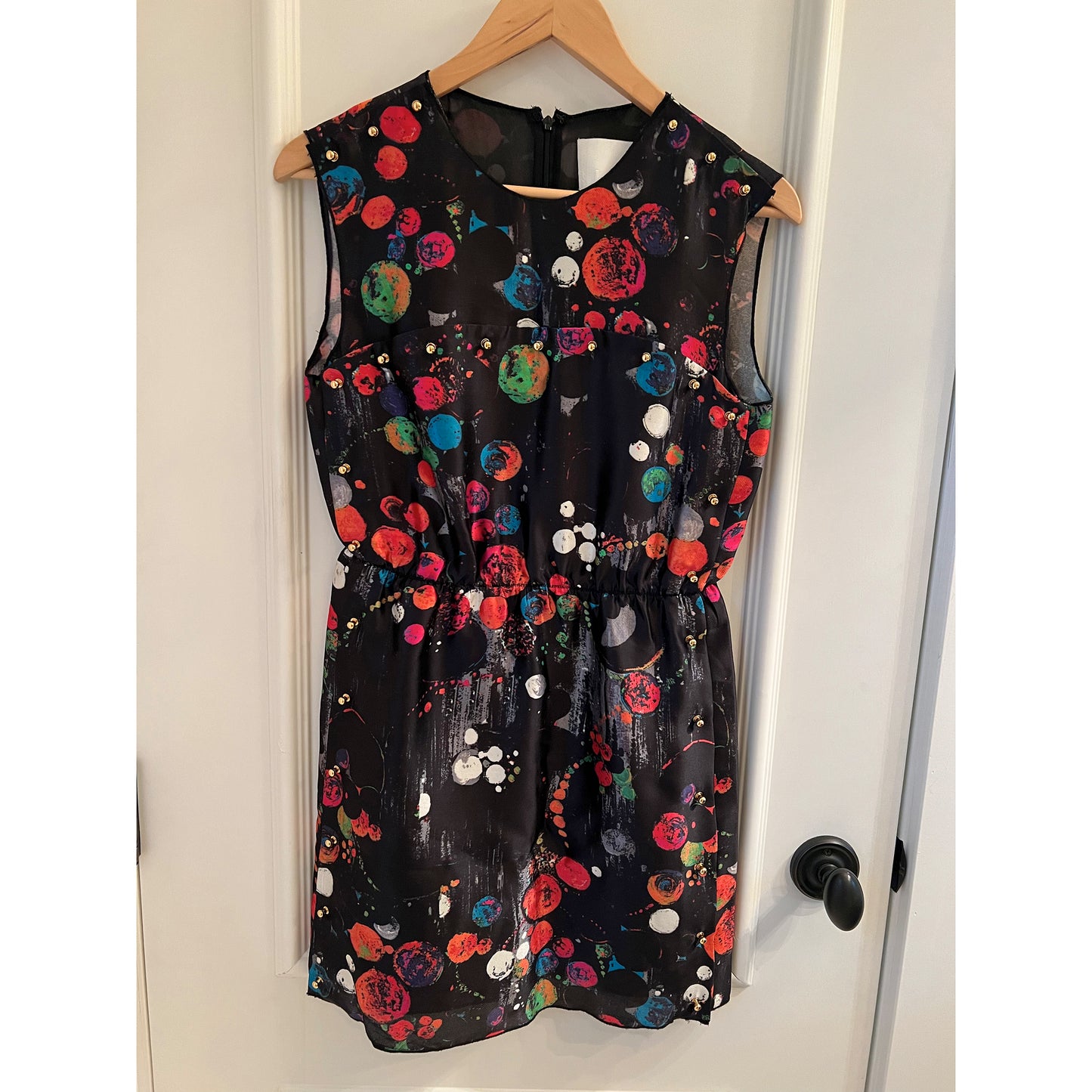 3.1 Phillip Lim Black Dress with Bubbles print, size 2