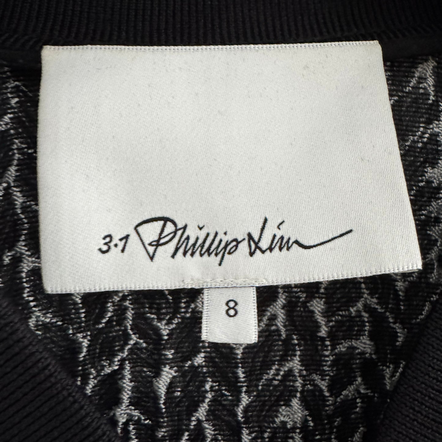 3.1 Phillip Lim Drawstring Bomber Jacket in Platinum, size 8