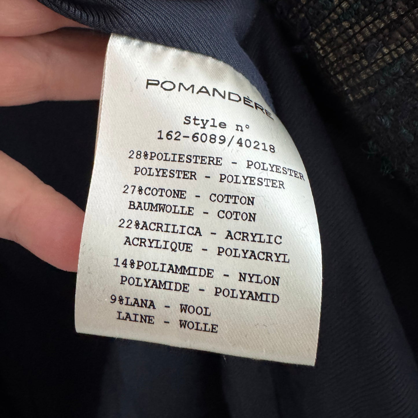 Pomandere Metallic Jacquard Cocoon Coat, size 40 (fits like 4/6)