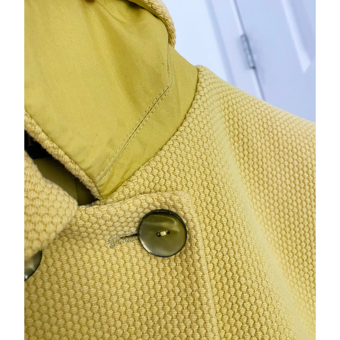 Ports 1961 Yellow Cotton Jacket, size 6 (fits like a size small)