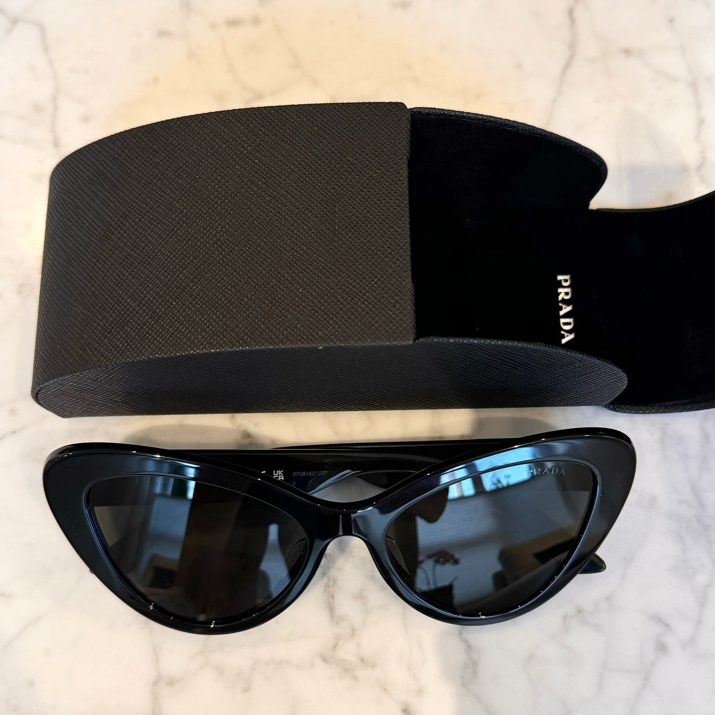 Prada Black Cat-Eye Sunglasses