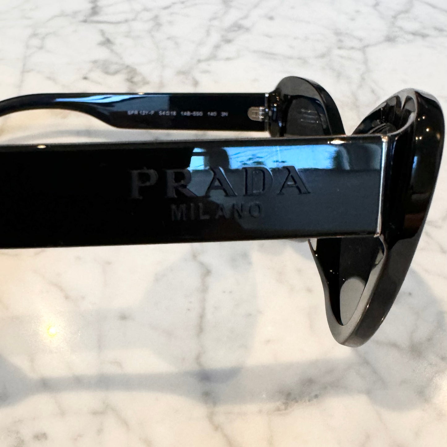 Prada Black Cat-Eye Sunglasses