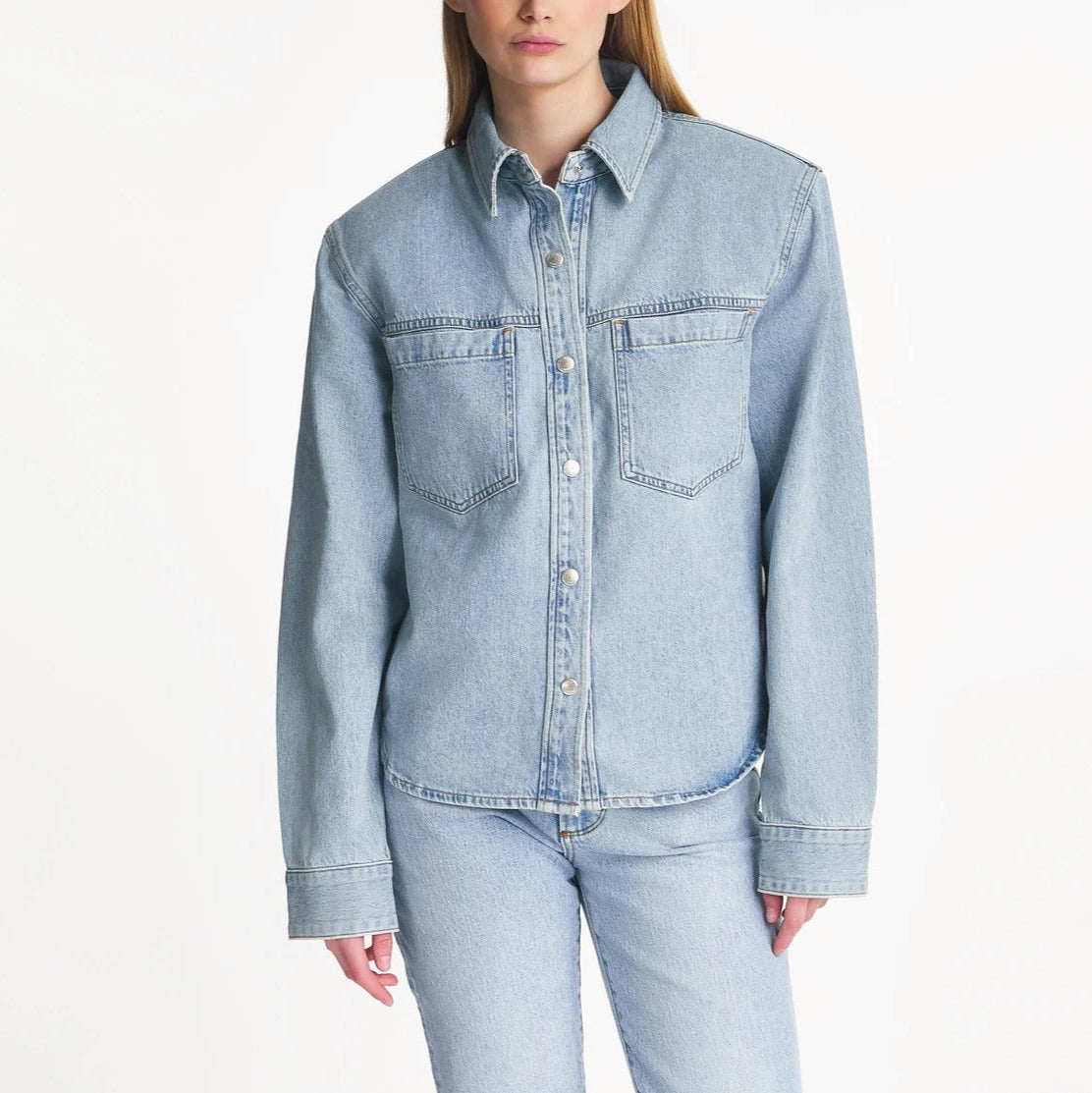 AGOLDE "Brigid" Denim Shirt, size XS (fits oversize)