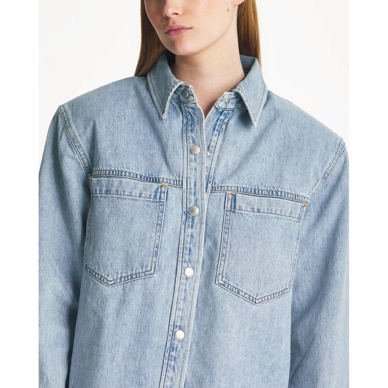 AGOLDE "Brigid" Denim Shirt, size XS (fits oversize)