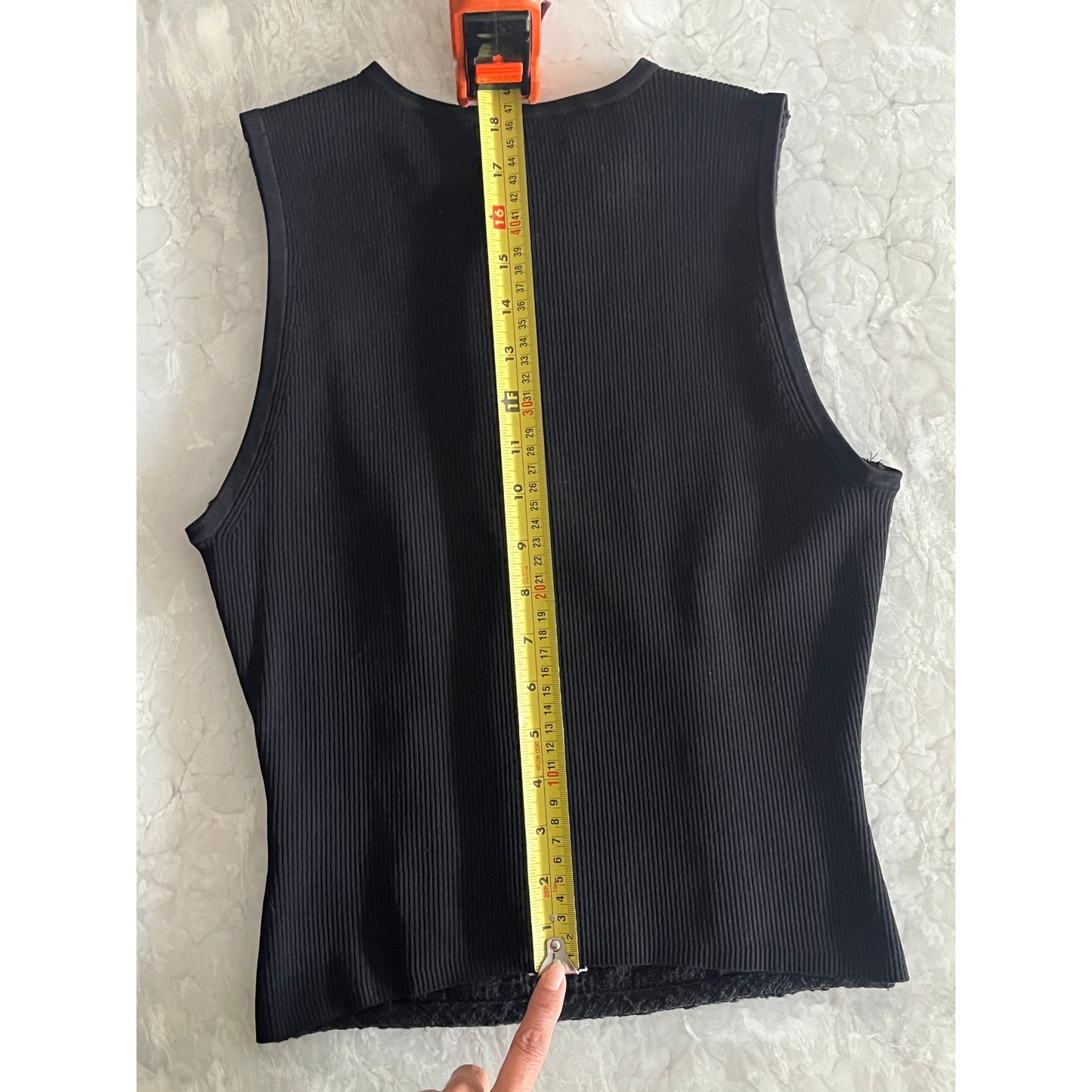Proenza Schouler White Label "Hazel" Tweed Top in Black, size 2