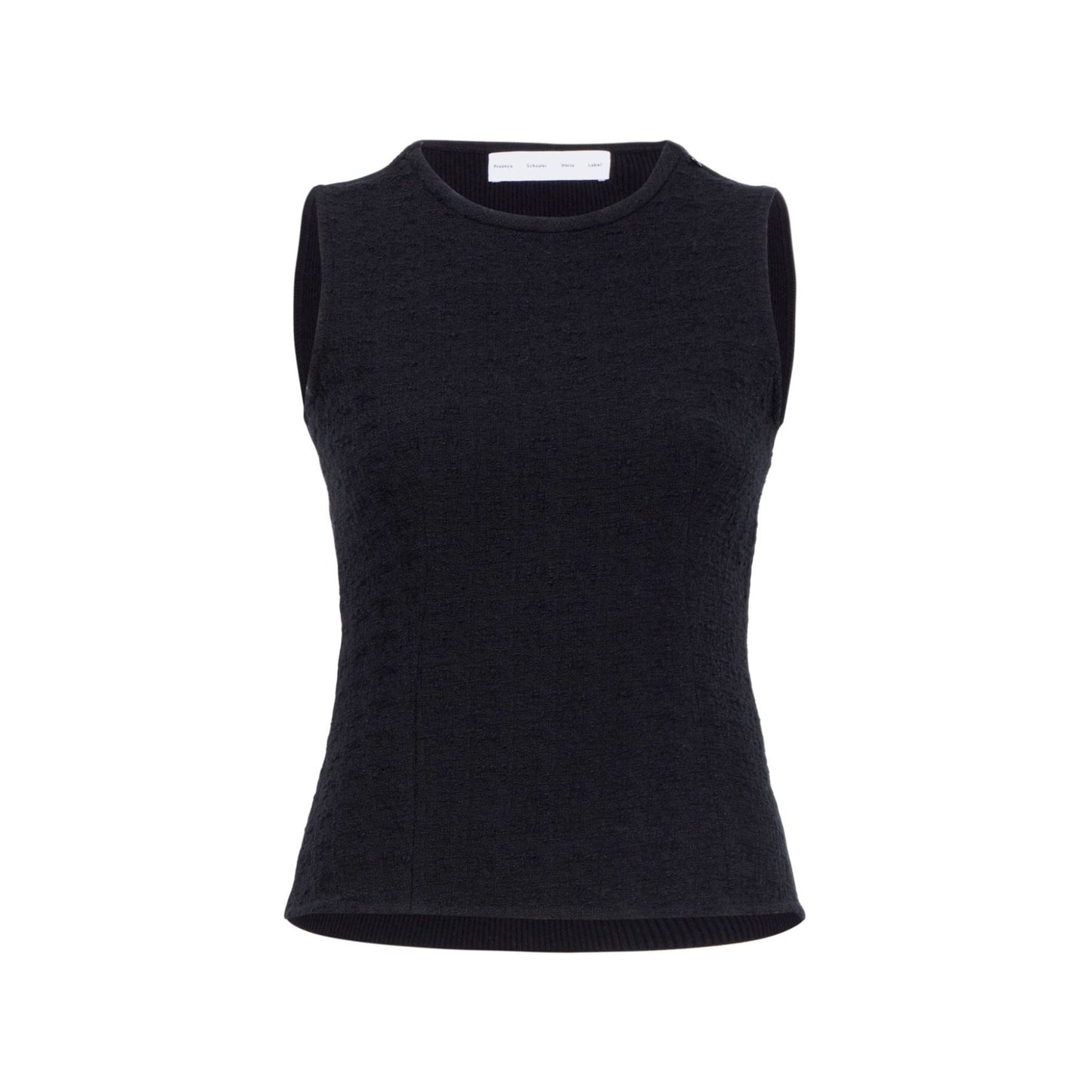 Proenza Schouler White Label "Hazel" Tweed Top in Black, size 2
