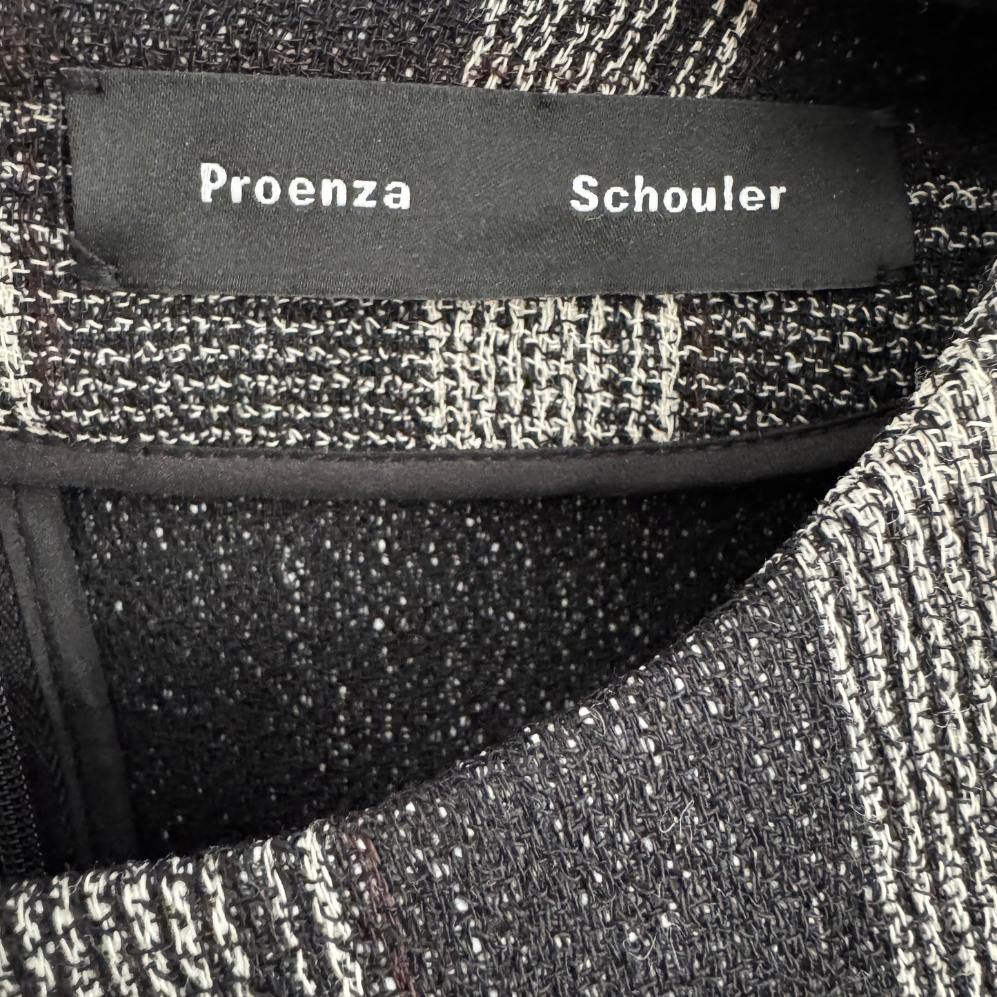 Proenza Schouler Plaid Short Sleeve Top, size 6