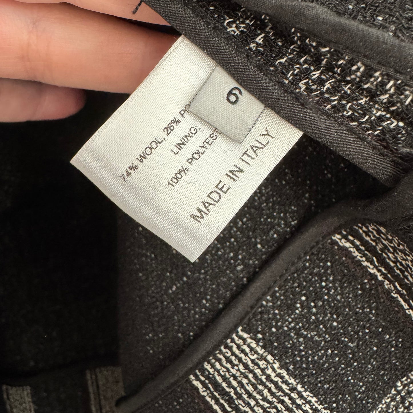 Proenza Schouler Plaid Short Sleeve Top, size 6