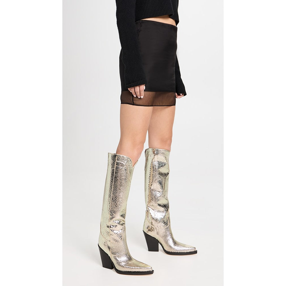 Paris Texas "El Dorado" Boots in Ecru, size 40.5