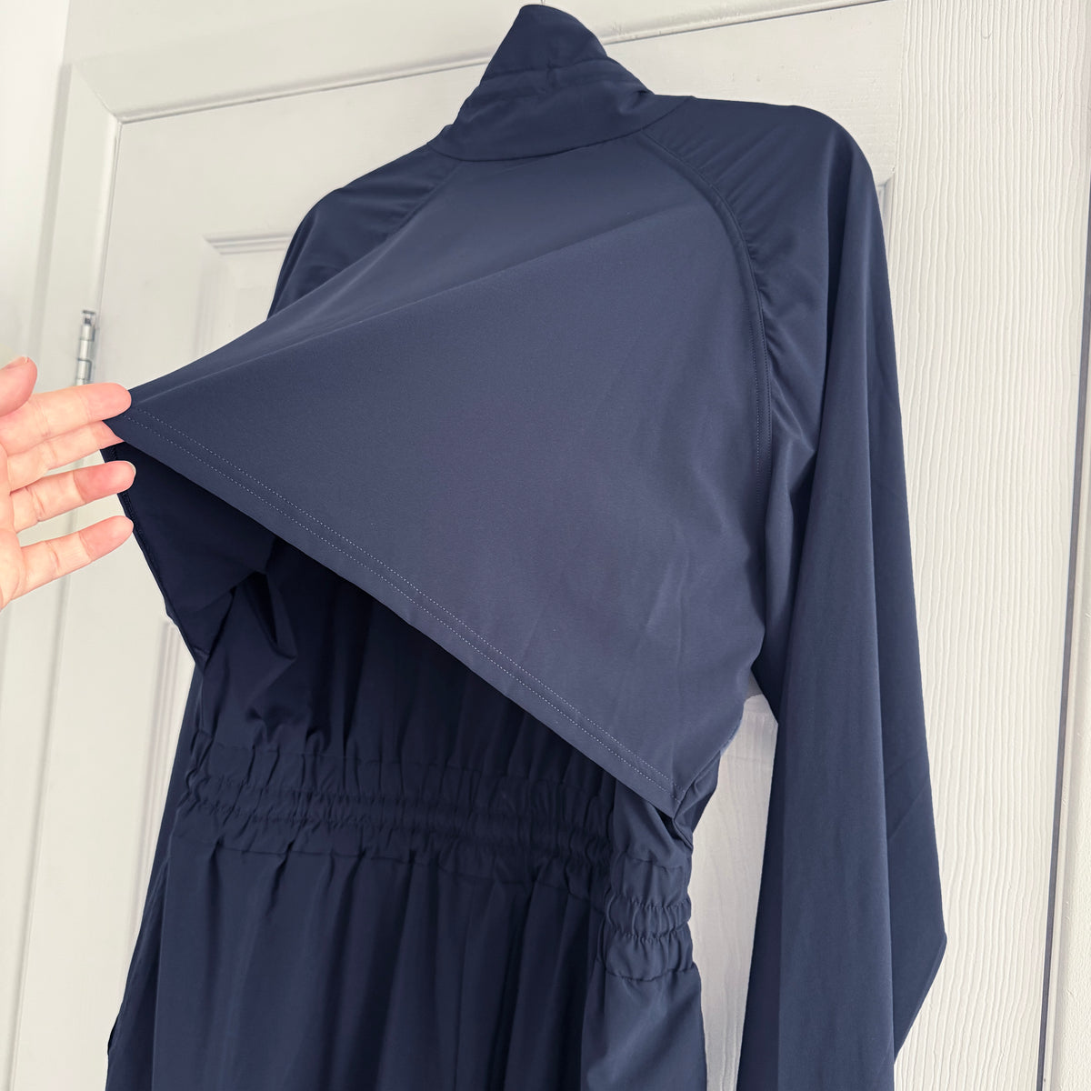 Goop x Puma "Windbreaker Training" Jumpsuit in Navy, size Large
