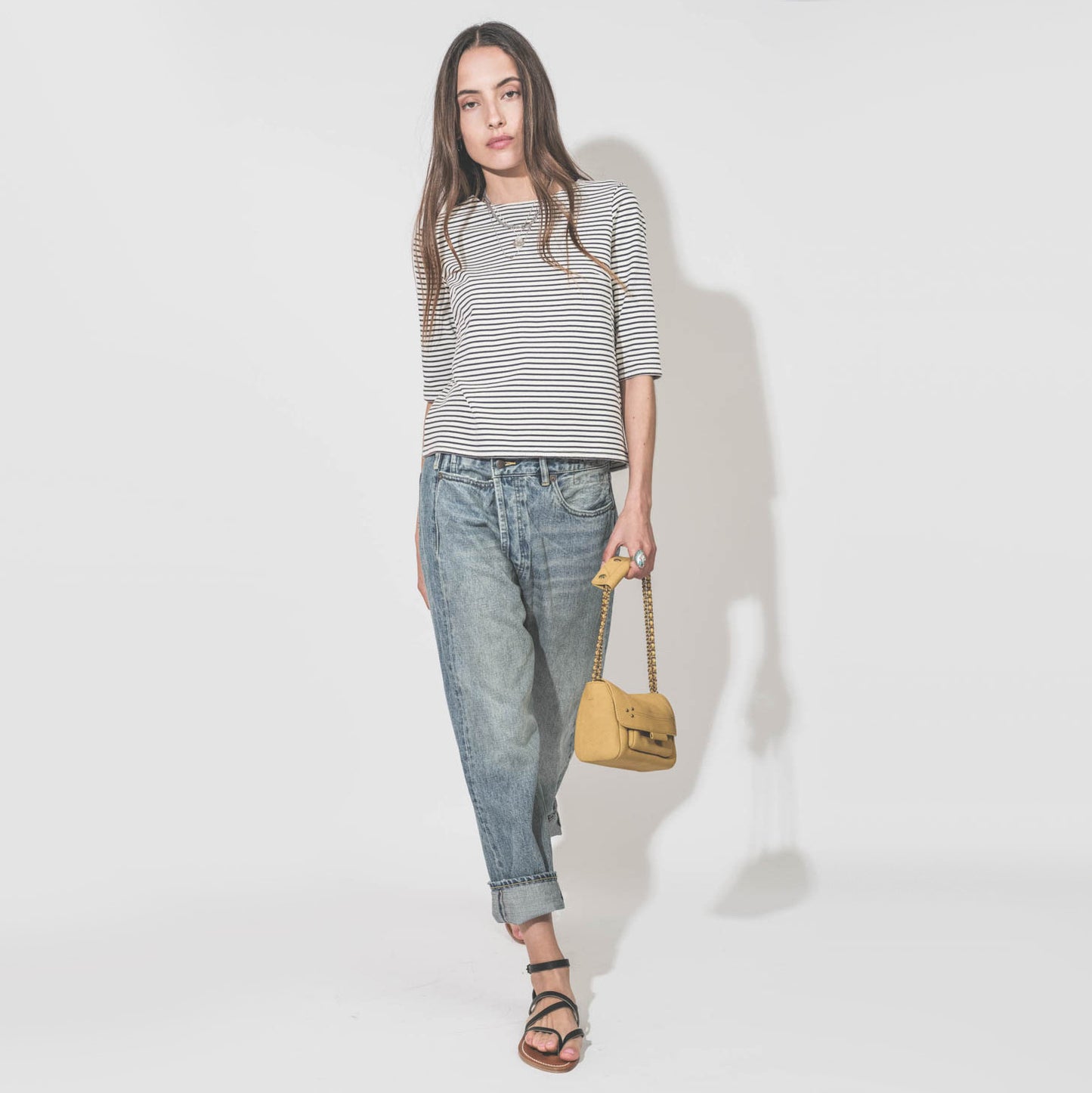 R13 crossover Jean in Lena Blue, size 26 (fits 27)