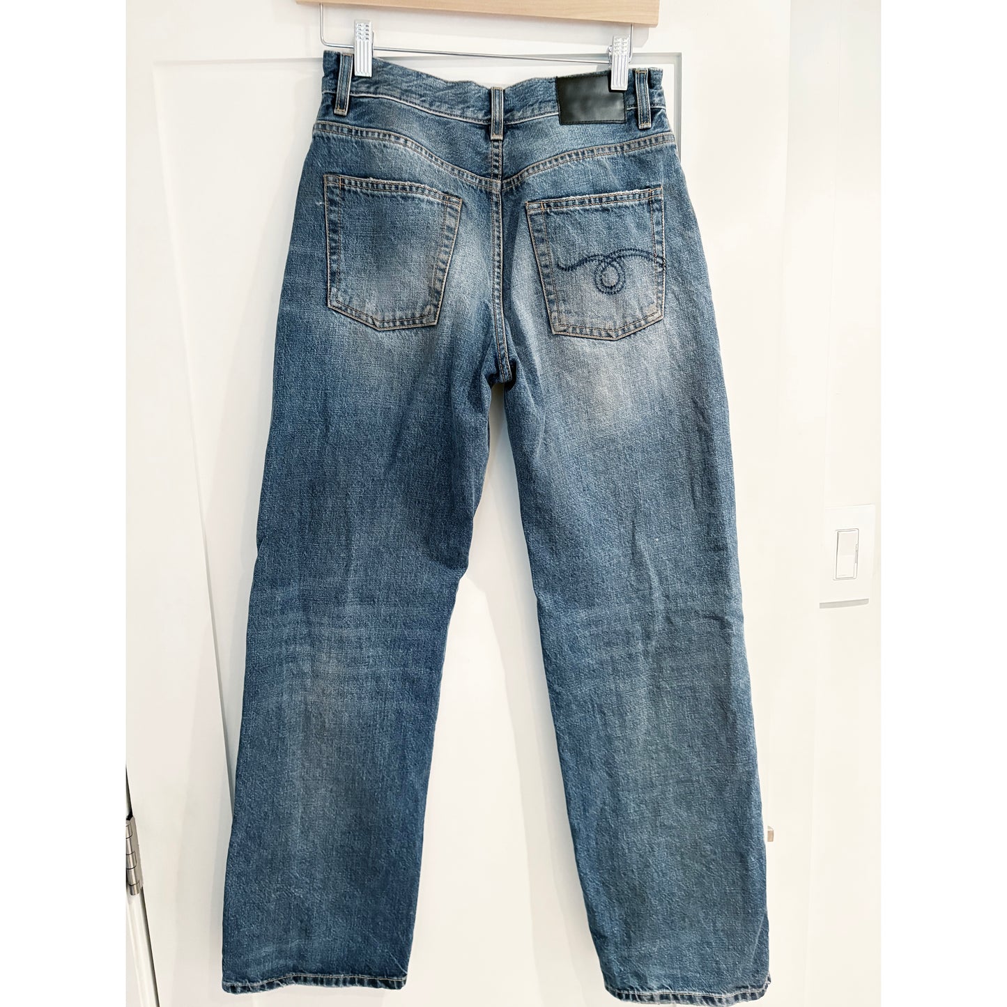 R13 "Alice" Straight Leg Jean in Amber Blue, size 26