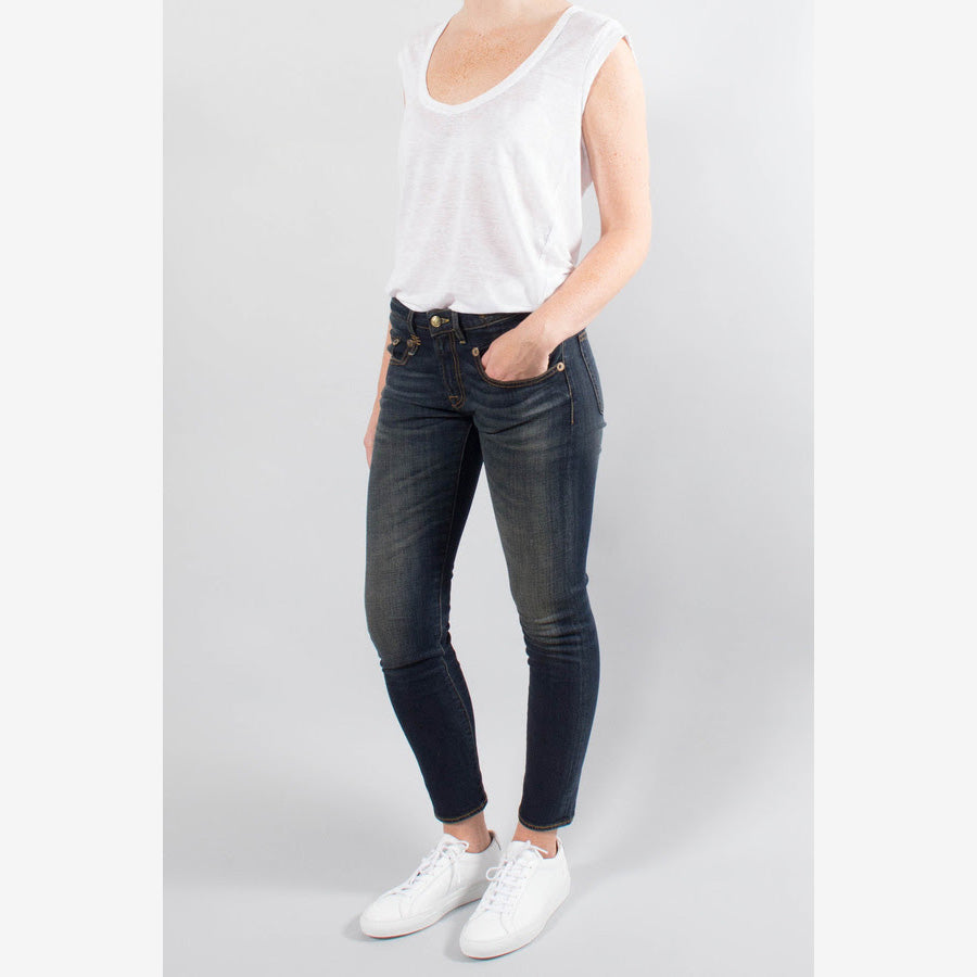 R13 BOY skinny in “dark indigo”, size 27