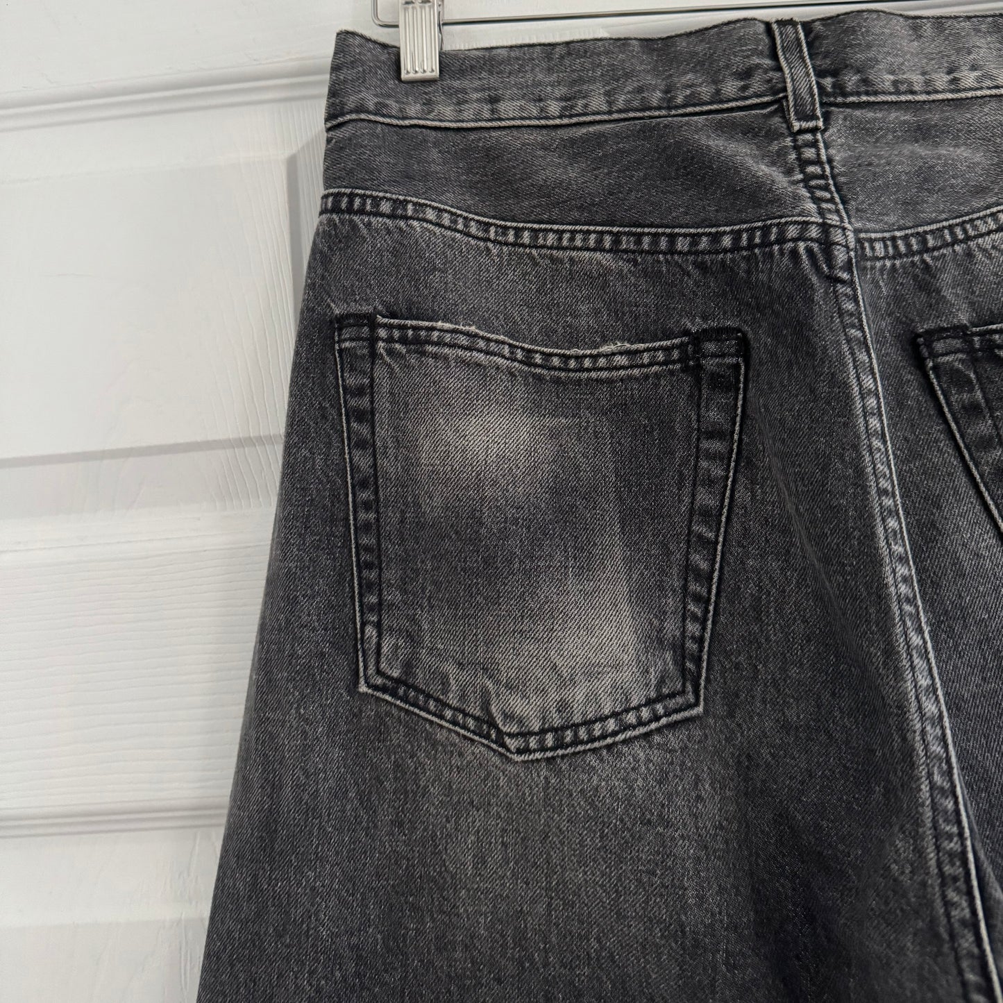 R13 Crossover Jean in "Leyton Black", size 25 (fits like a 27)