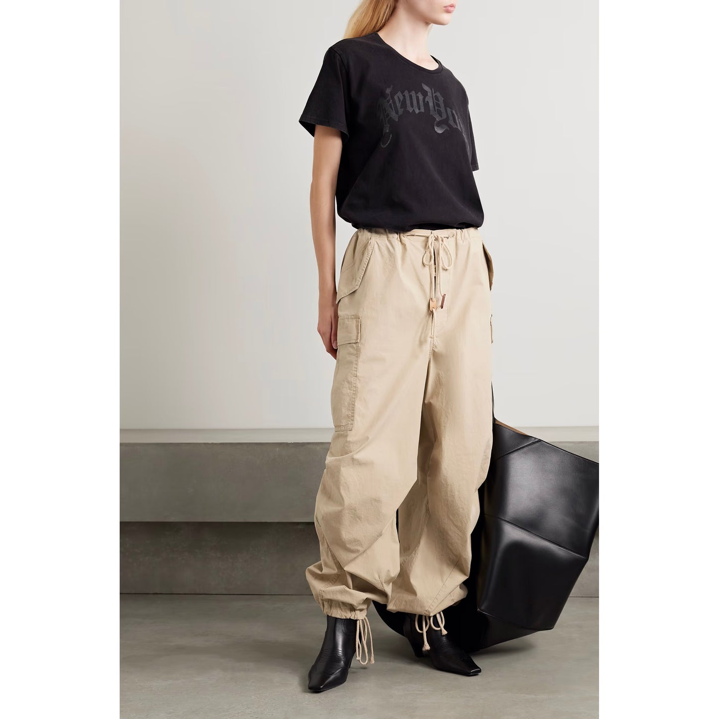 R13 Balloon Army cargo trousers in Khaki, size Small