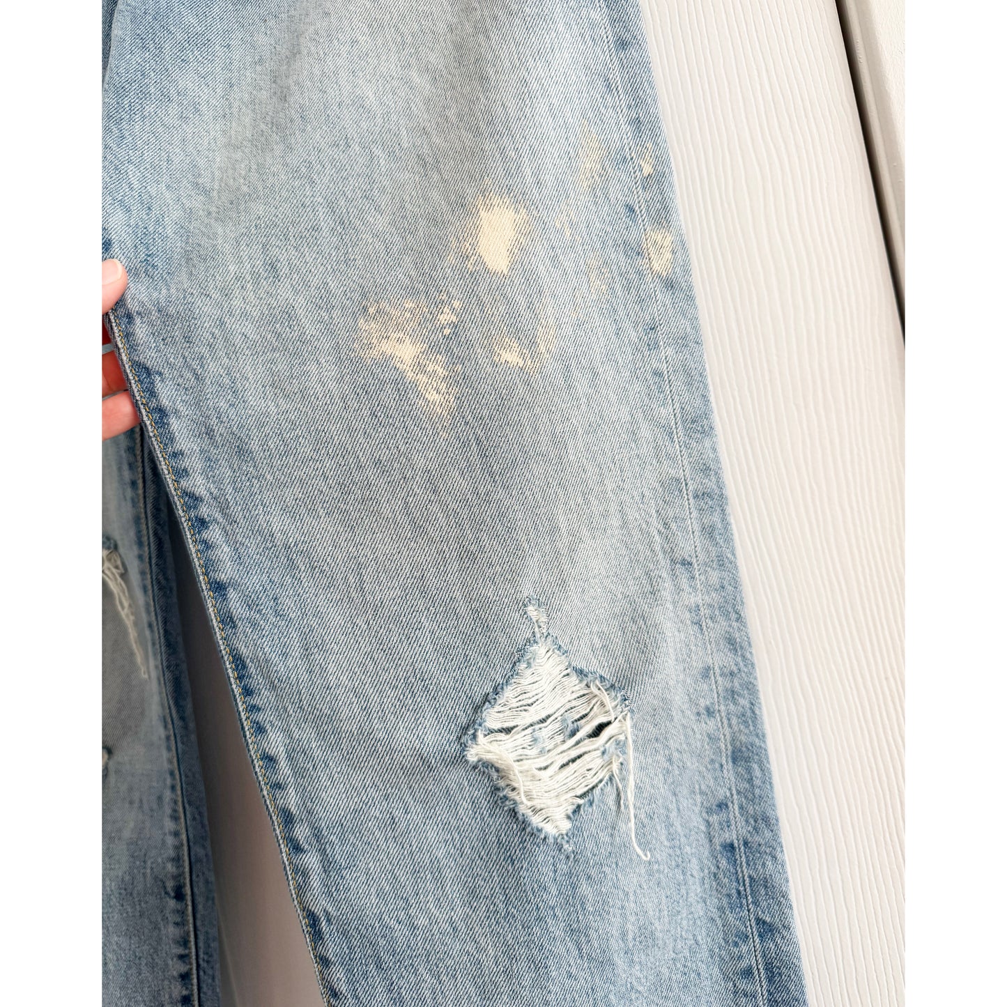 R13 Boyfriend Jean in "Stevie Blue, size 24 (fits 25)