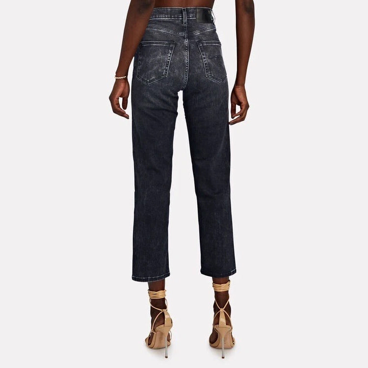 R13 "Shelley Slim" Jeans in Morrison Black, size 27