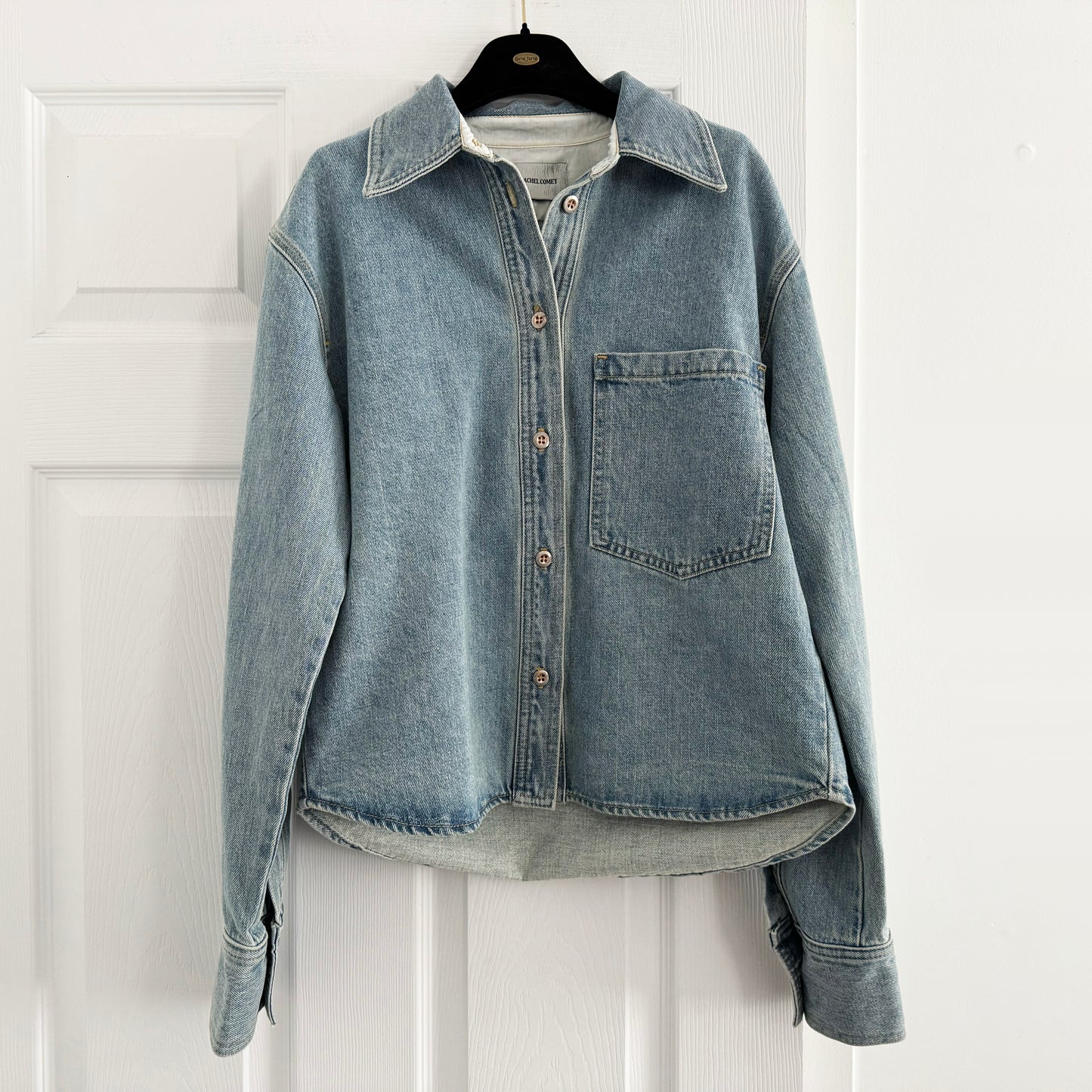 Rachel Comey "Riera" Denim Shirt in "Celeste", size 4