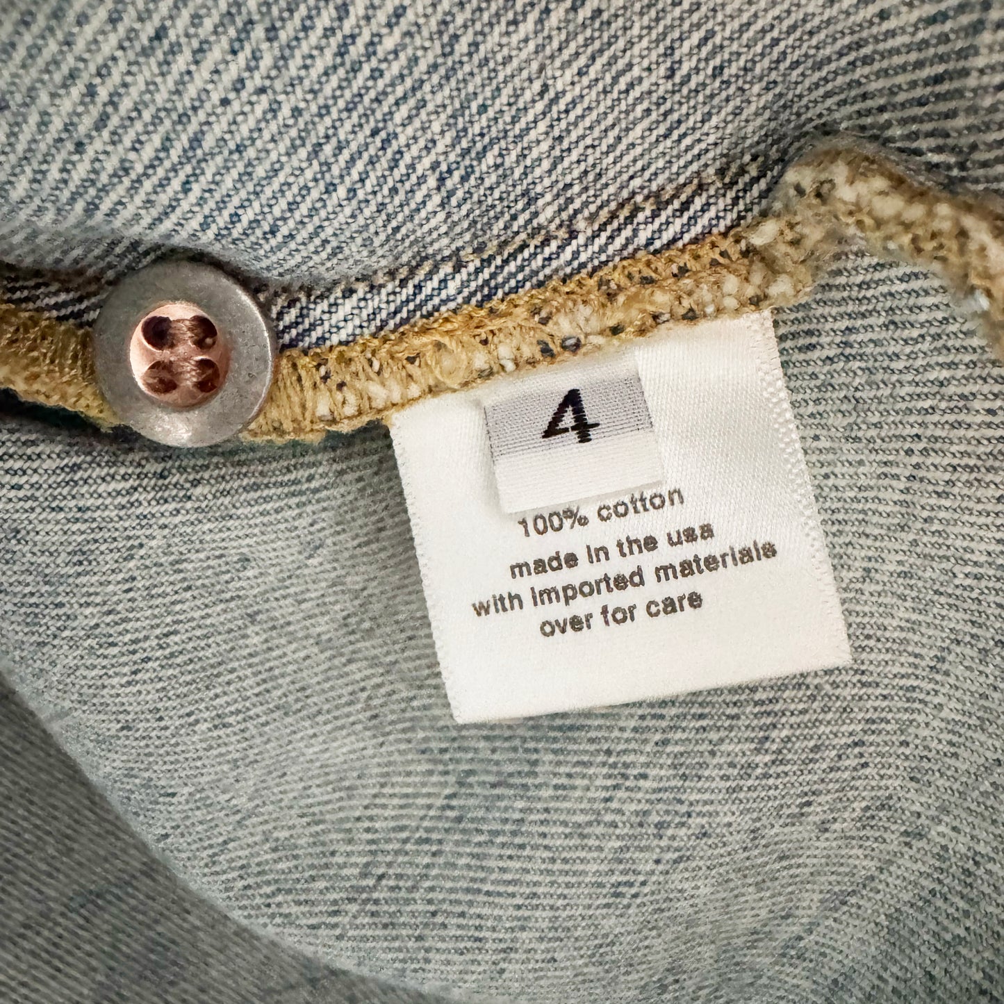 Rachel Comey "Riera" Denim Shirt in "Celeste", size 4