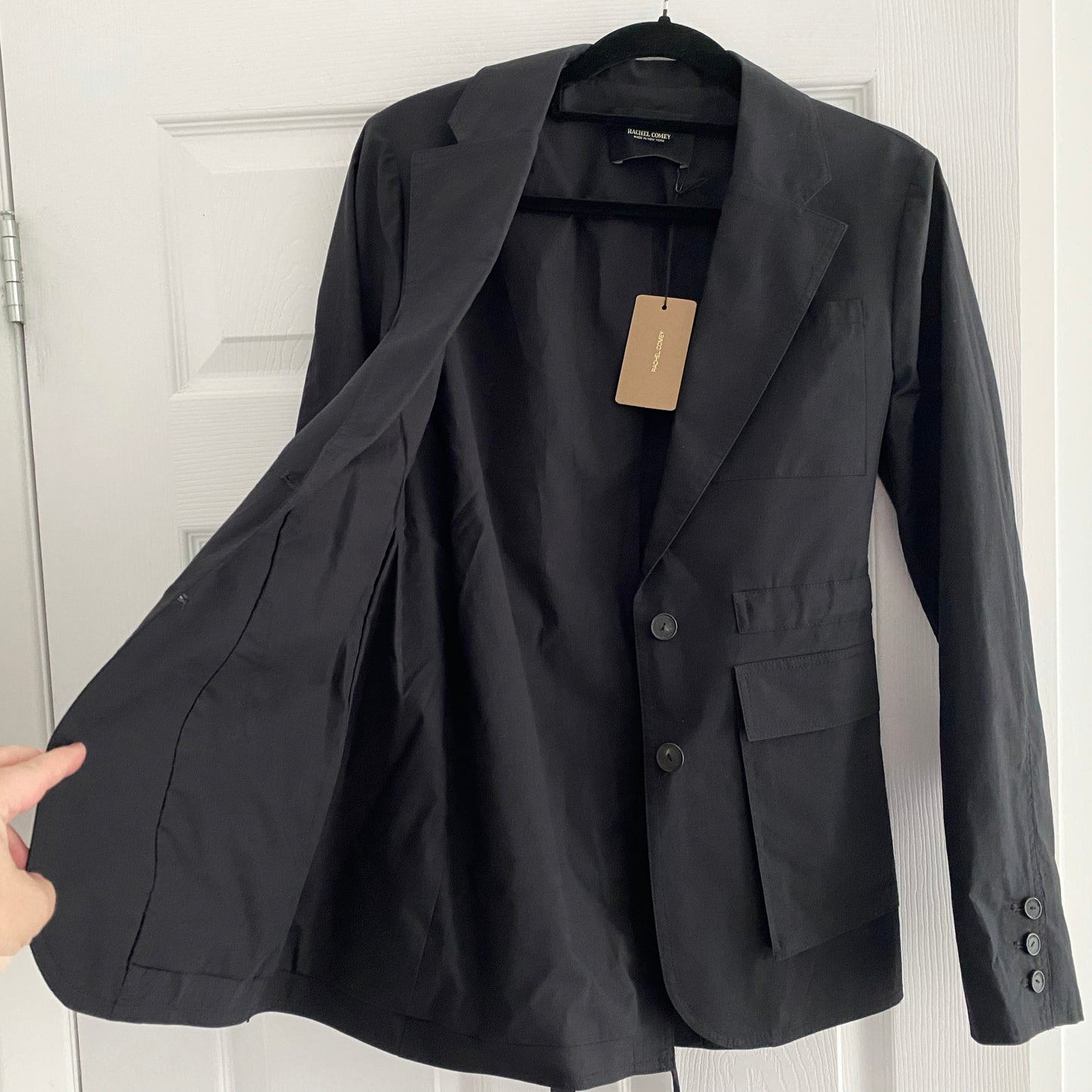 Rachel Comey "Donne" Blazer in Black, size 2