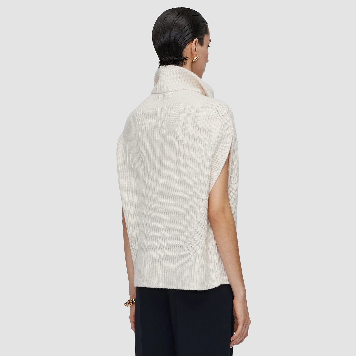 Joseph "Raffet" Ribbed Cashmere Vest, size XXS (fits oversize)