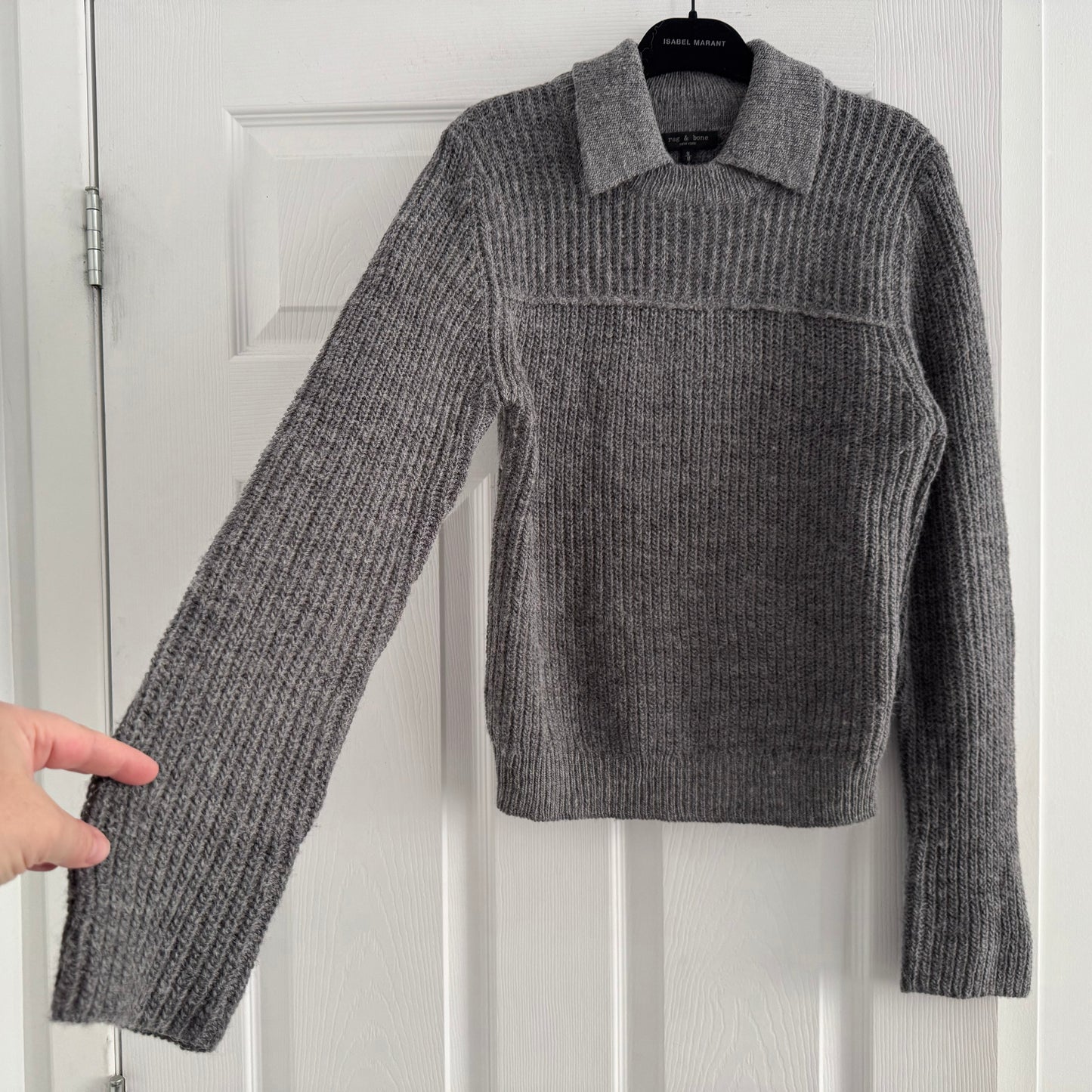 Rag&Bone "Madix" Sweater in Grey, size Medium