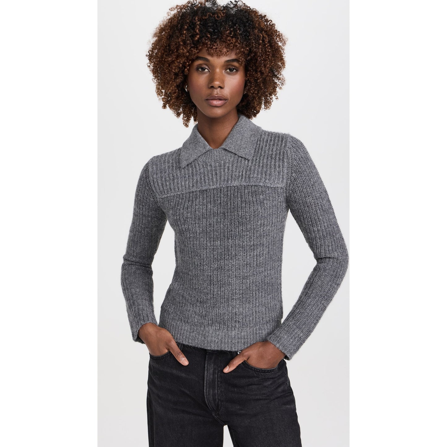 Rag&Bone "Madix" Sweater in Grey, size Medium
